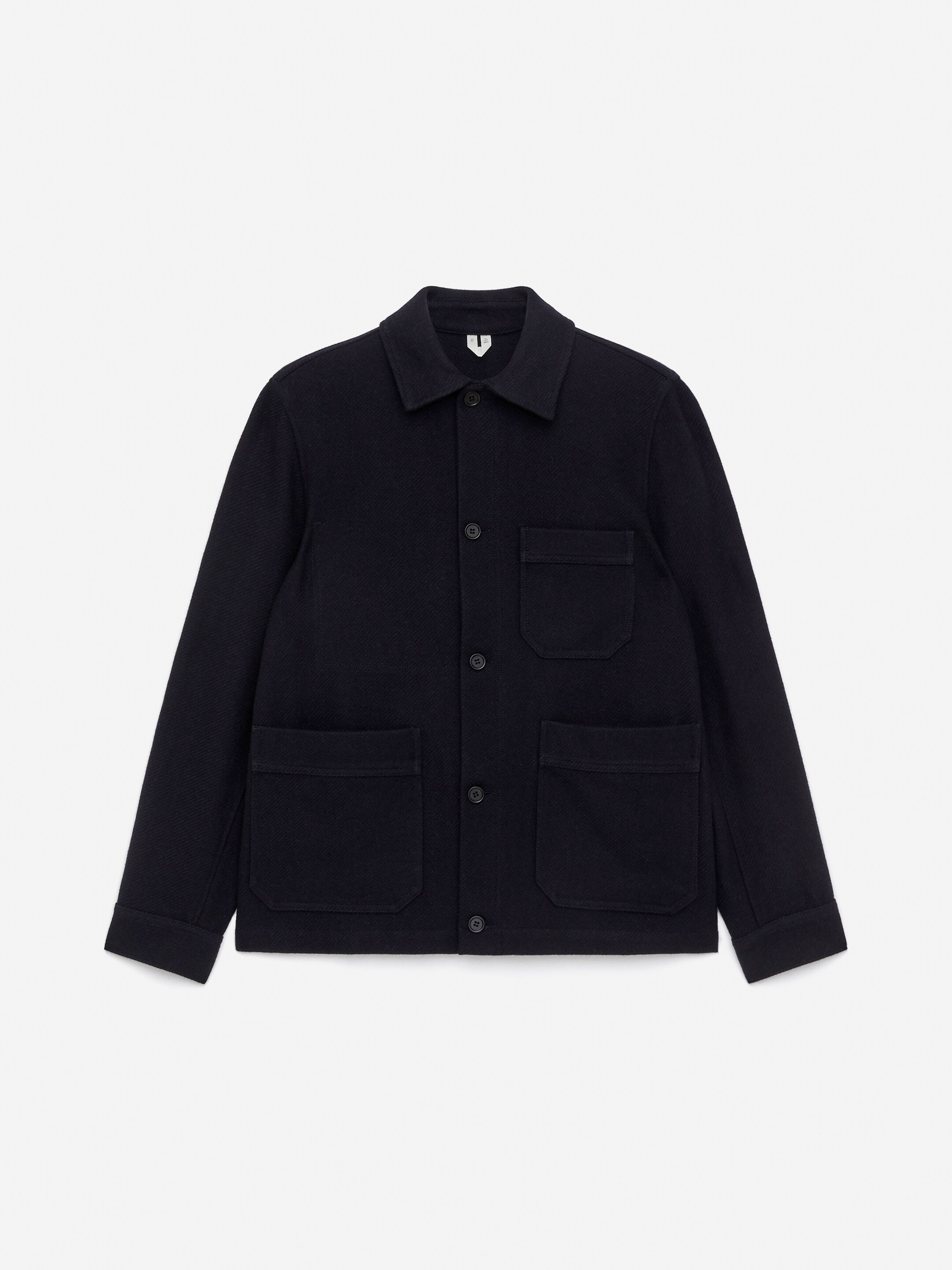 Nagyobb kép megtekintése: Gyapjúkeverék overshirt - Sötétkék - FÉRFI | H&M HU 5
