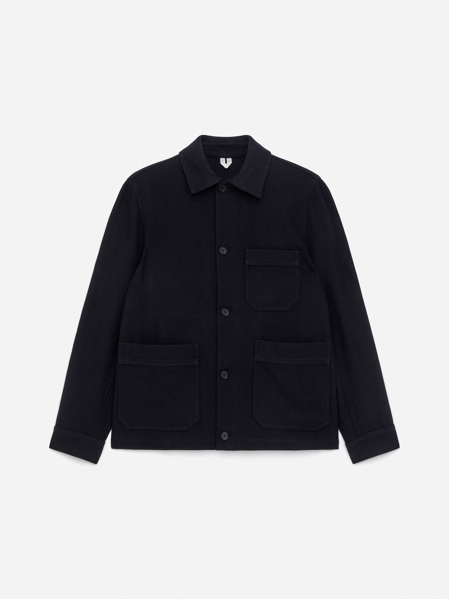Sobrecamisa en mezcla de lana - Azul oscuro