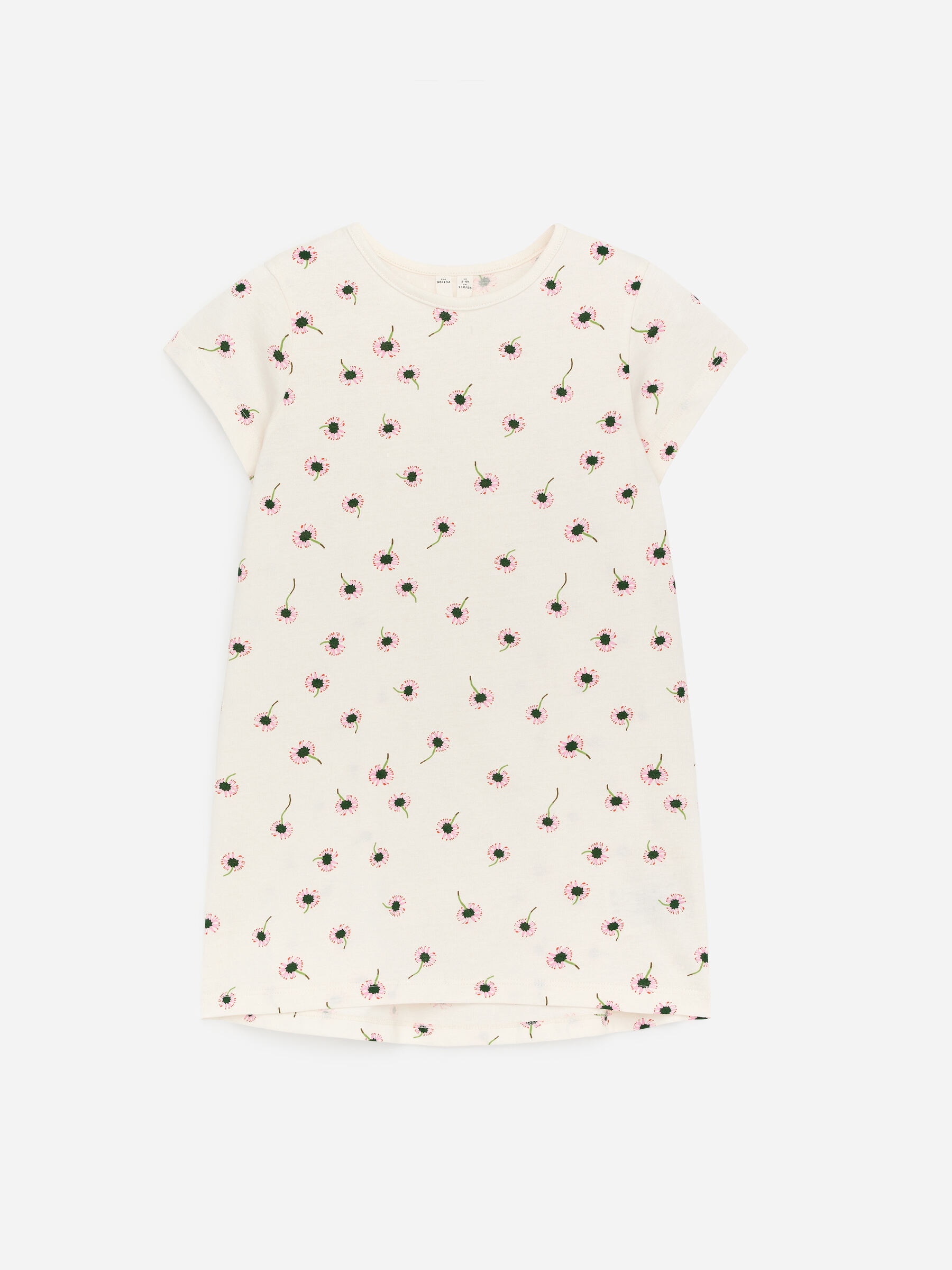 Chemise de nuit en coton-#EEEDE4-18866