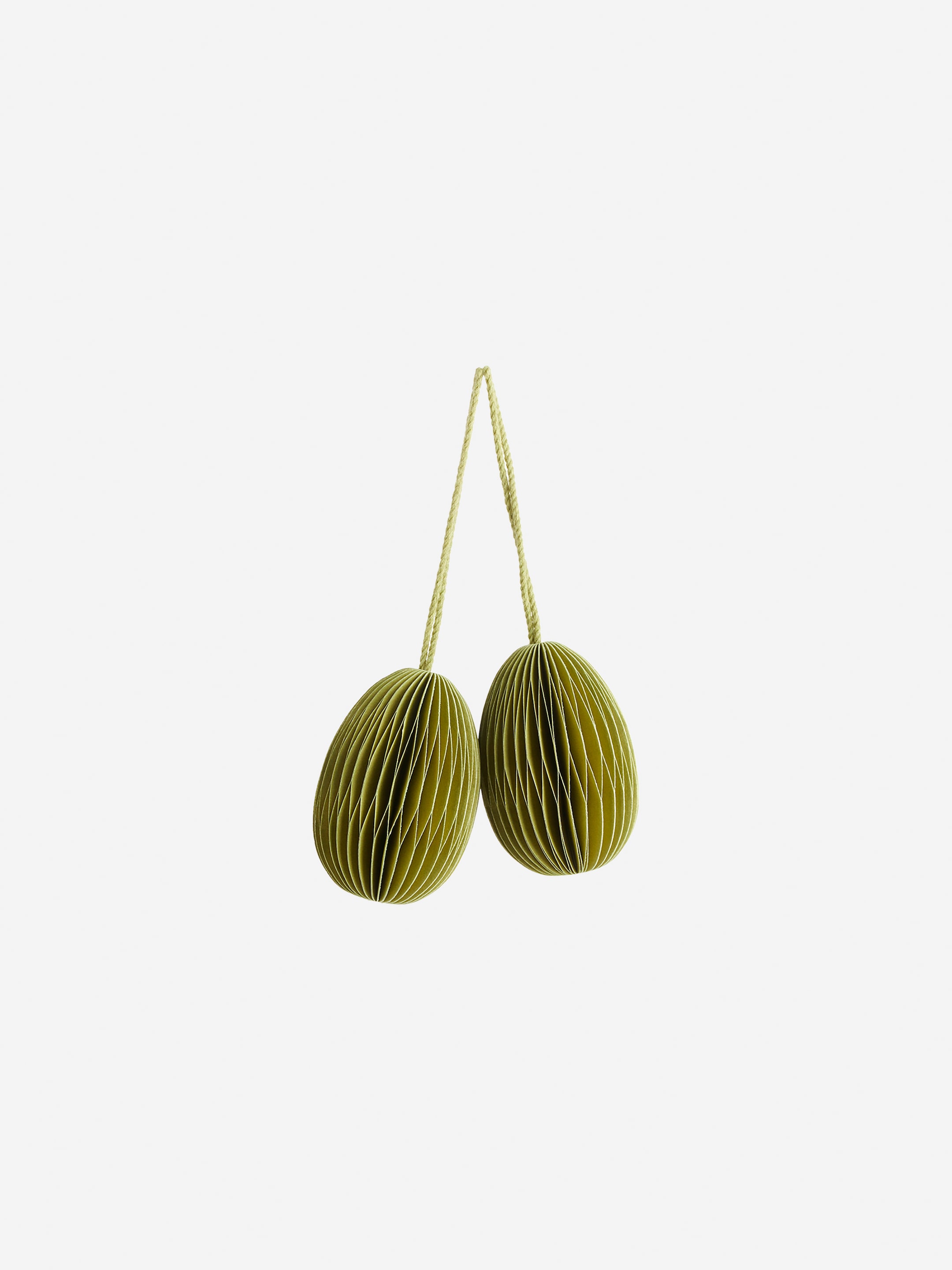 Honeycomb dekoration, 2-pack - Olivgrön - Homeware - StillMedia/DescriptiveStillLife - 1