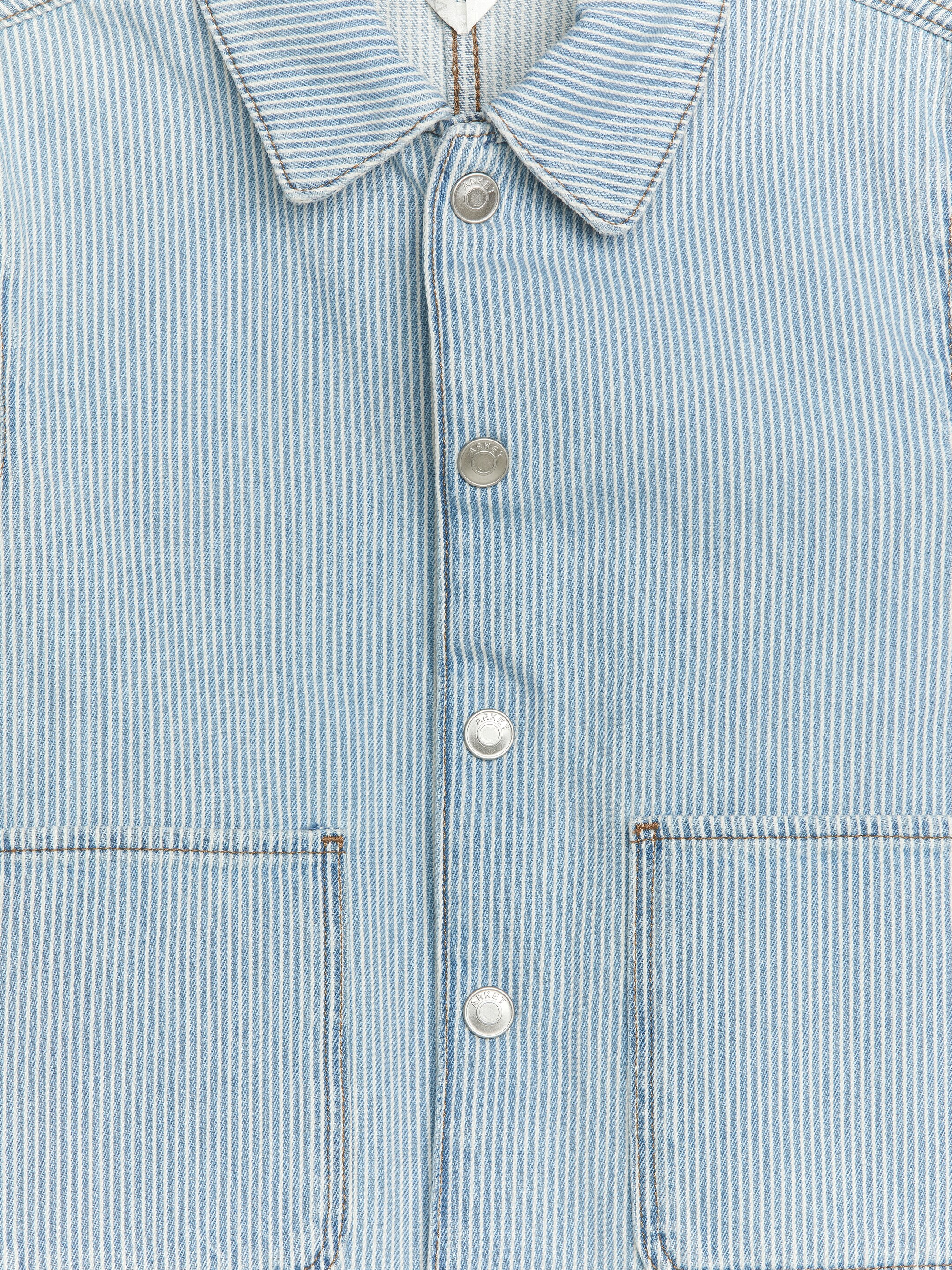 Visa större bild: Overshirt i denim - Ljusblå - BARN | H&M FI 3