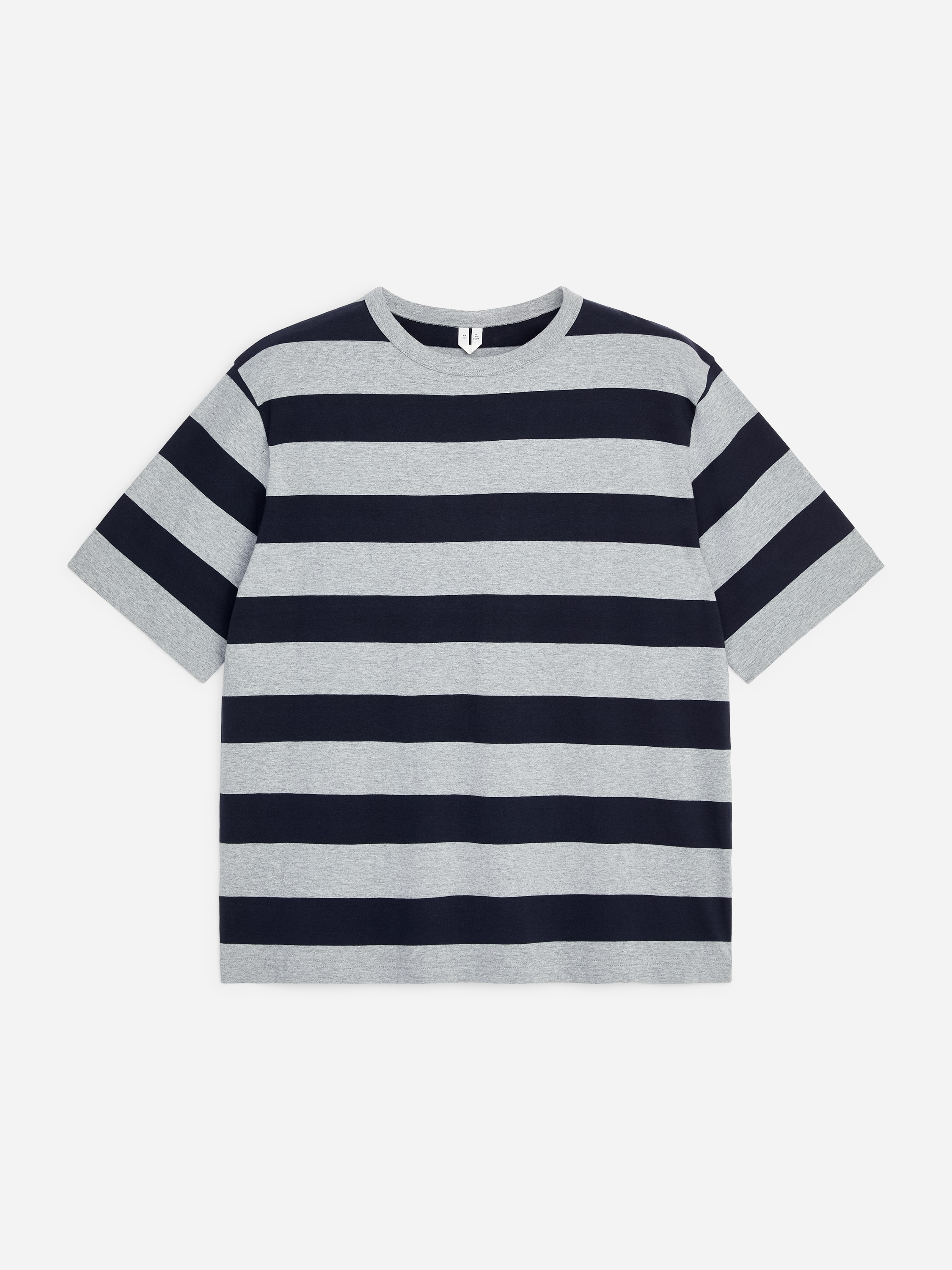 Tricou lejer - Gri/Albastru Închis