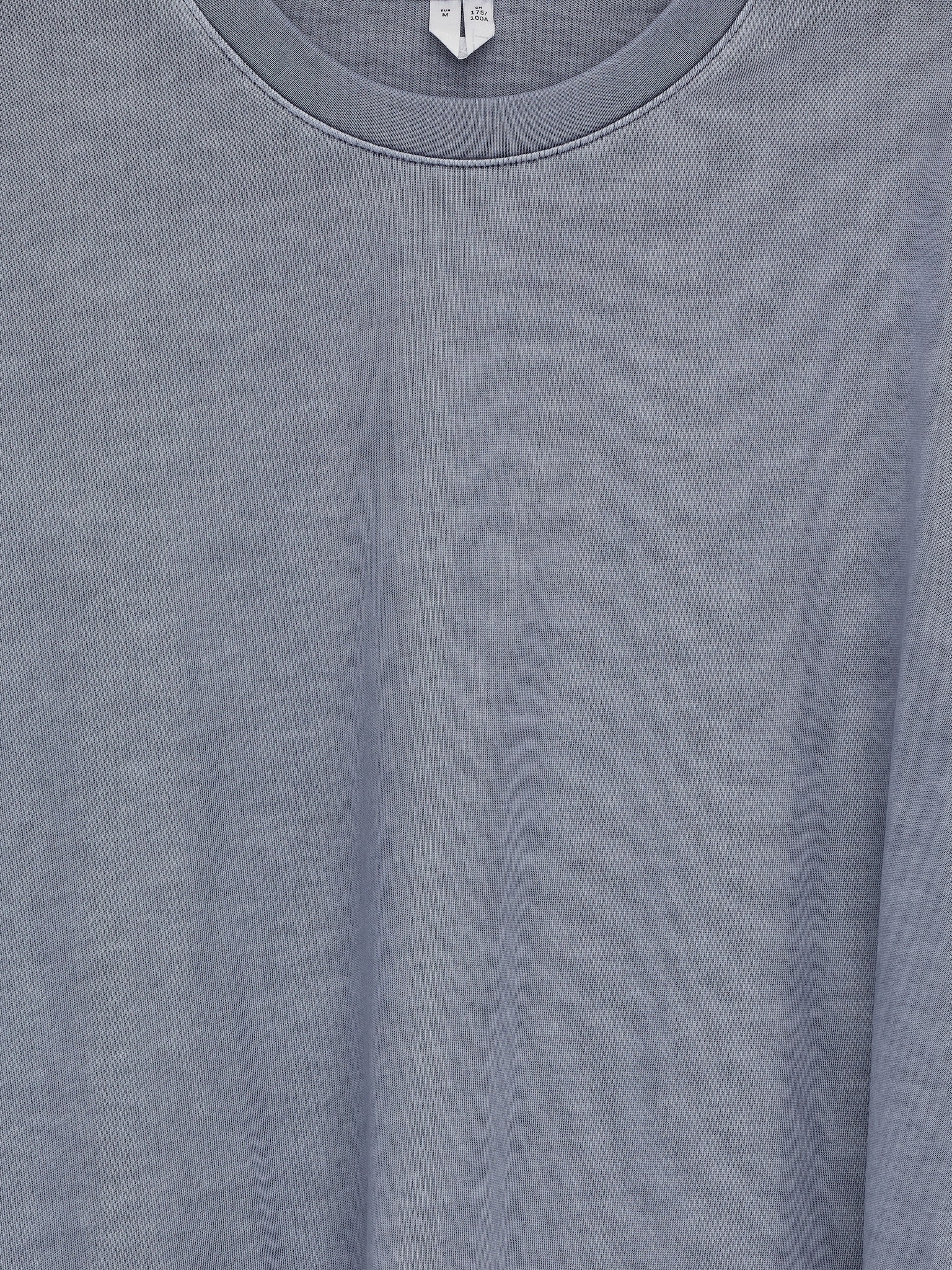 T-shirt à manches longues - Bleu délavé/Noir délavé/Beige délavé - 5