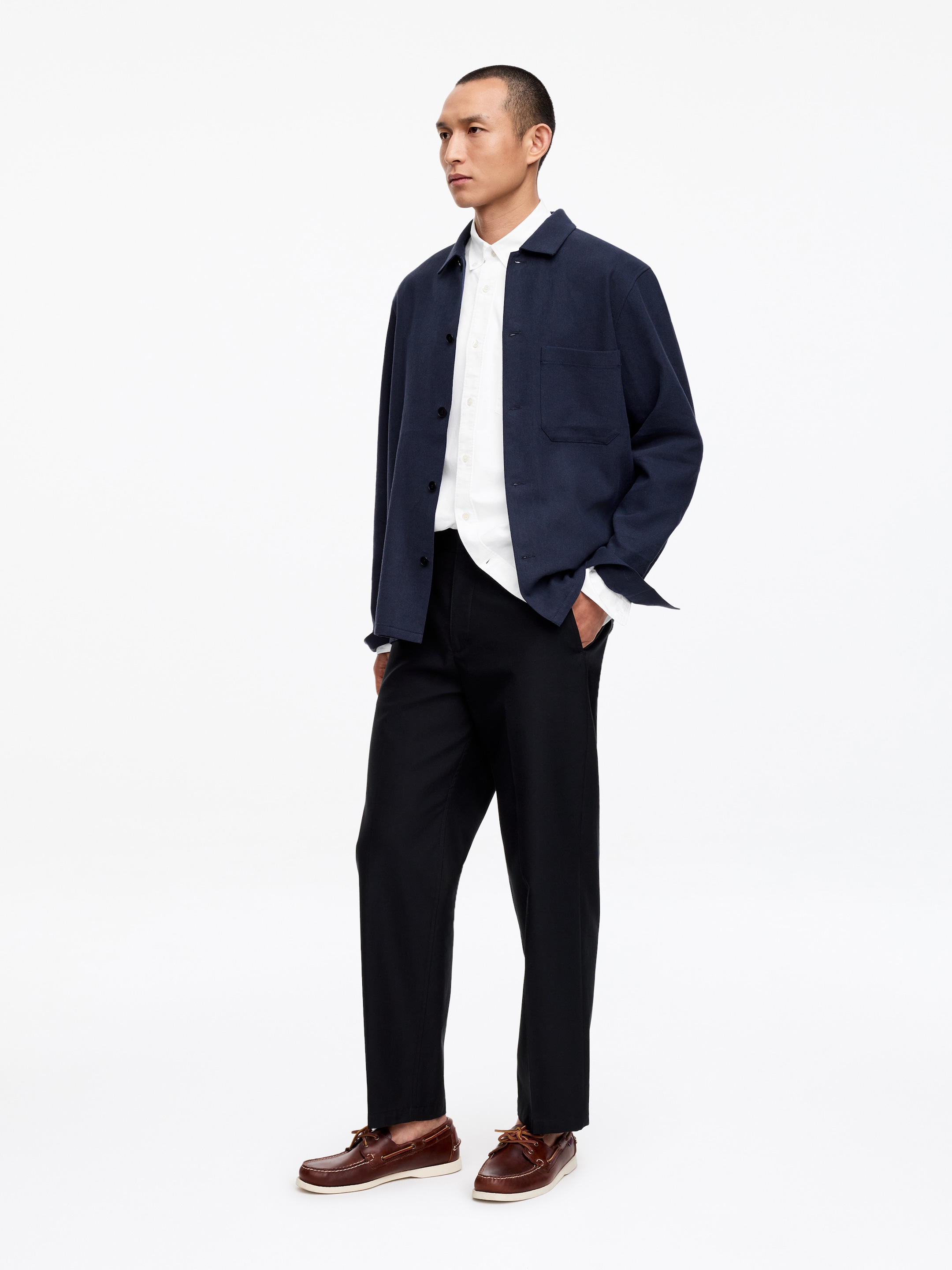 Regular Oxford Shirt - White - Regular fit - Men - StillMedia/Lookbook - 40