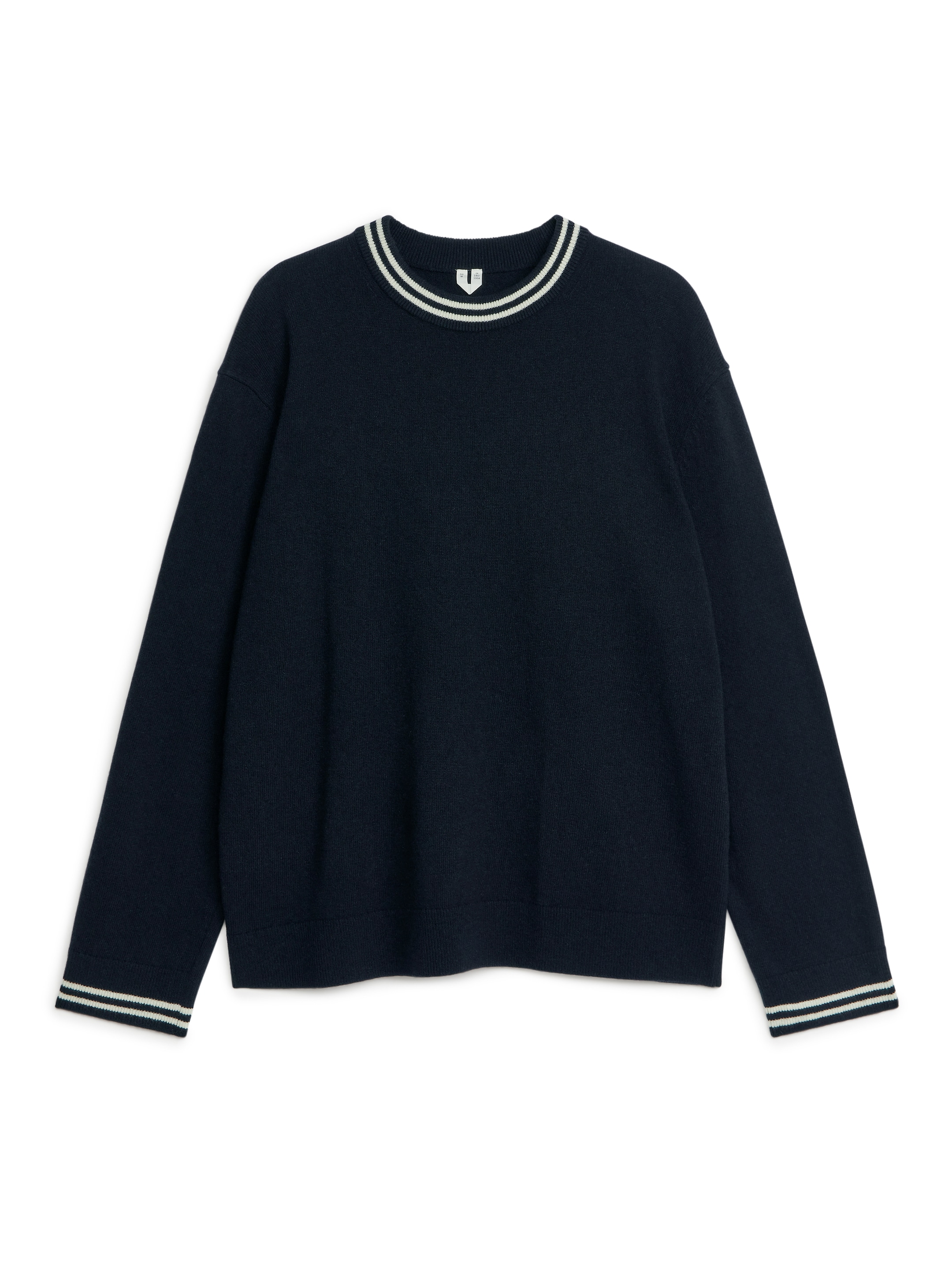 Tröja i ull - Mörkblå - Regular fit - Men - StillMedia/DescriptiveStillLife - 1