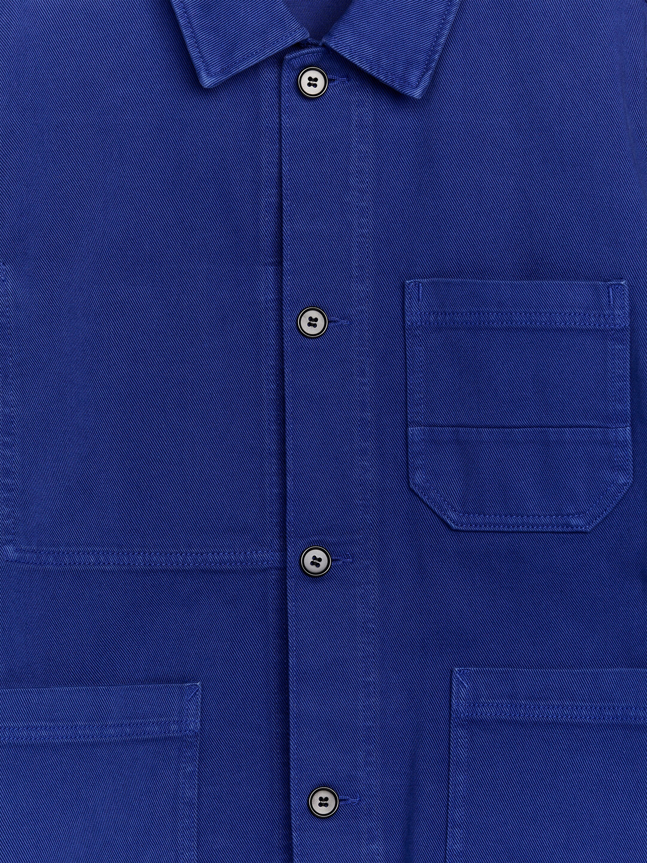 Ingrandisci l'immagine: Overdyed Twill Overshirt - Bright Blue - UOMO | H&M CH 2