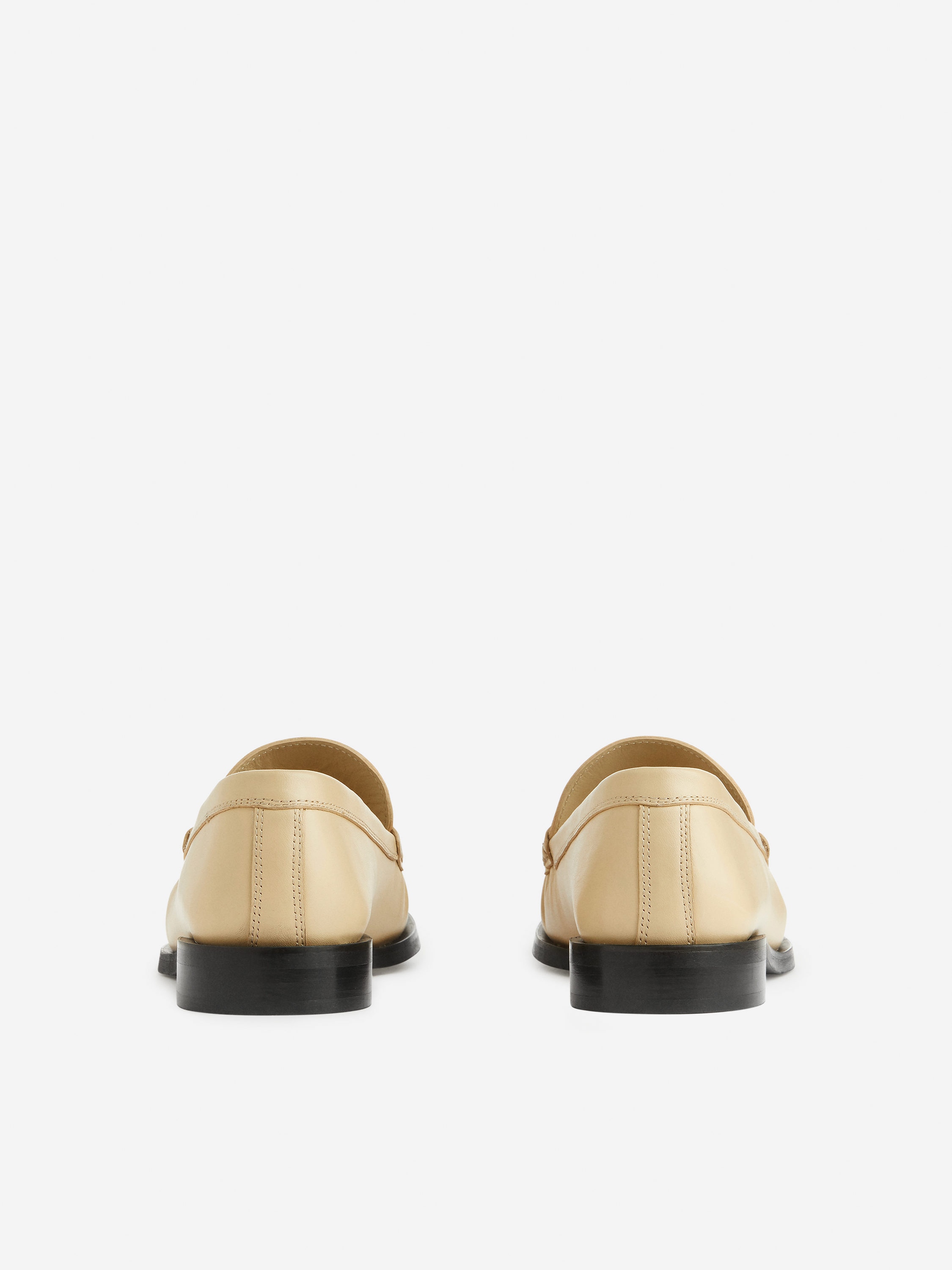 Leather Loafers - Beige - Women - StillMedia/DescriptiveStillLife - 4