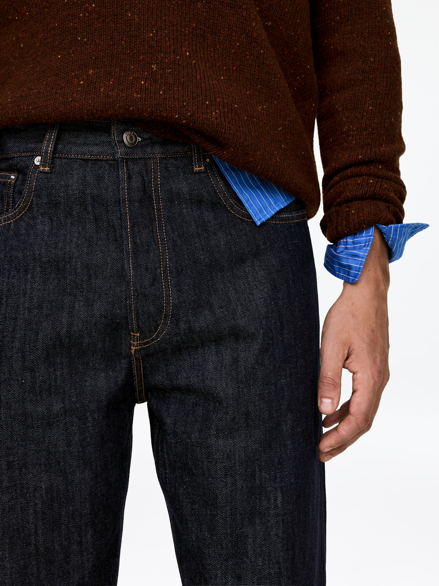 MIST Wide Jeans - Dark Blue - Loose fit - Men - StillMedia/Lookbook - 3