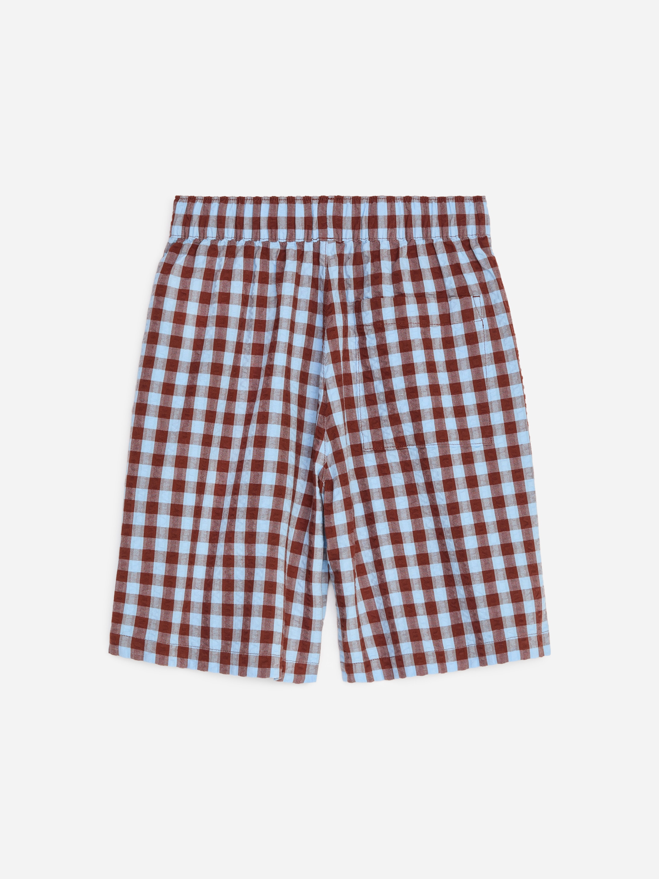 Short en seersucker - Bleu/Marron - Regular fit - Enfant - StillMedia/DescriptiveStillLife - 1