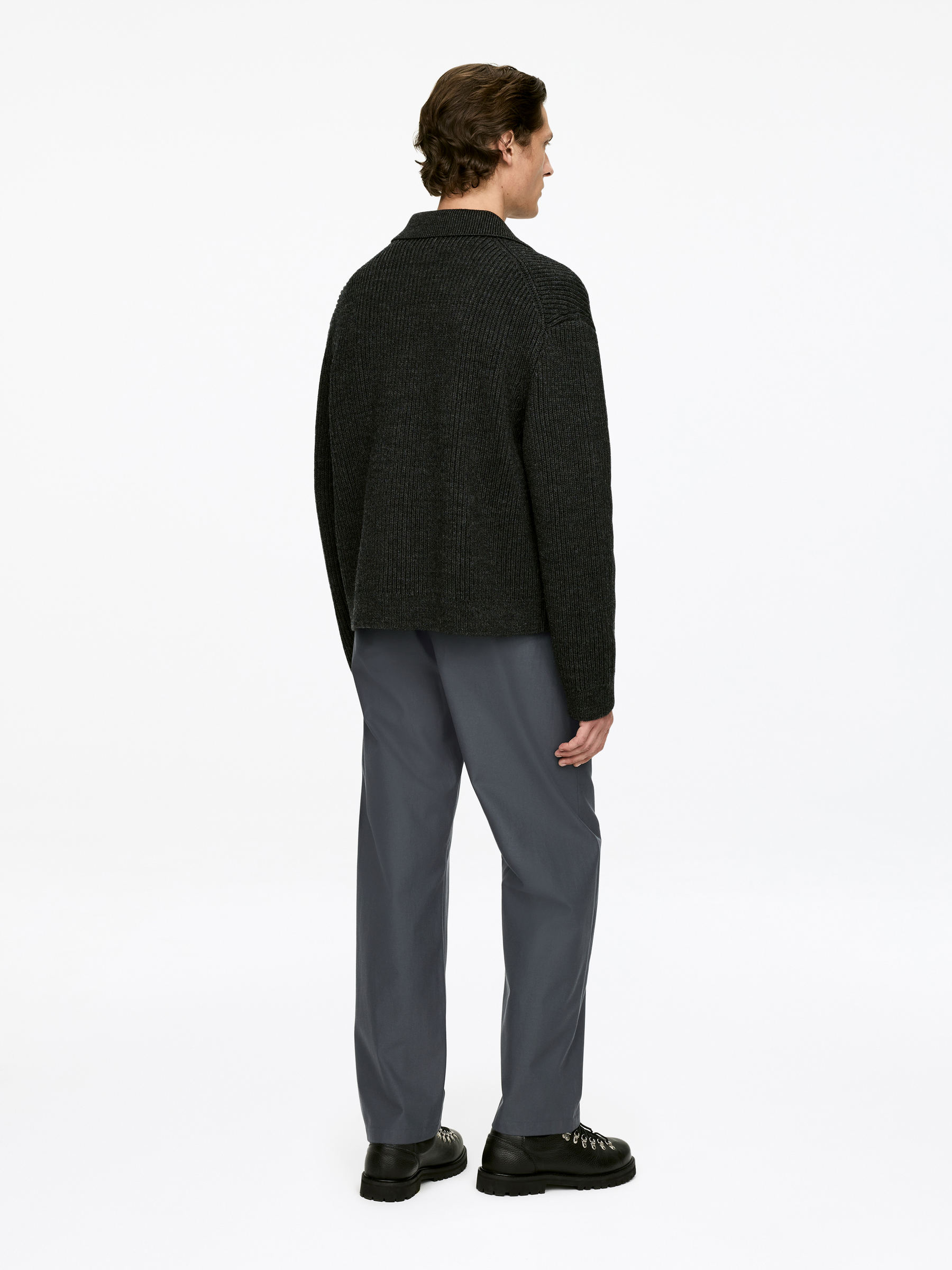 Relaxed Wool-Cotton Trousers - Grey - Relaxed fit - Men - StillMedia/Lookbook - 6