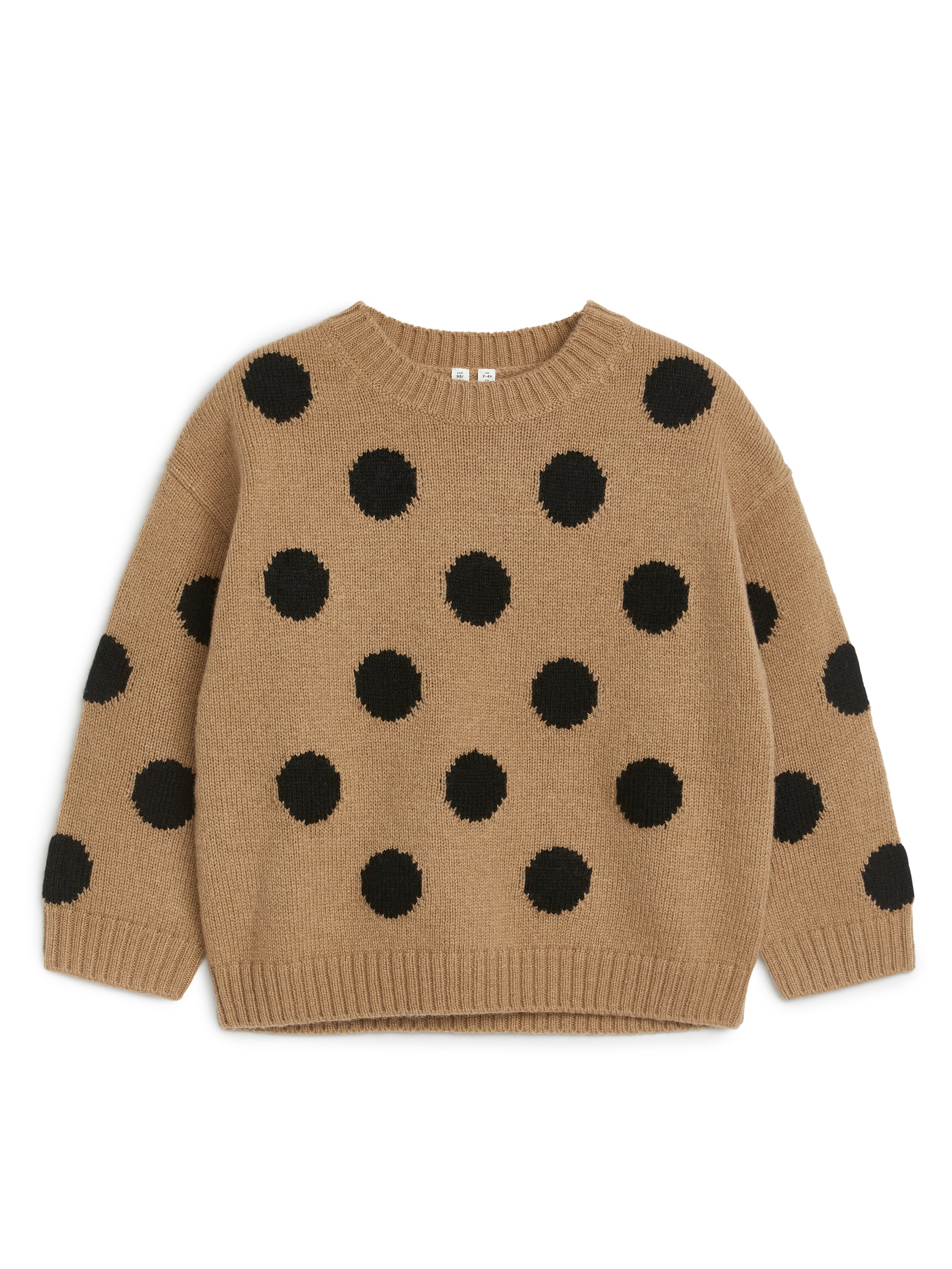 Tröja i ull - Beige/svart - Regular fit - Children - StillMedia/DescriptiveStillLife - 3