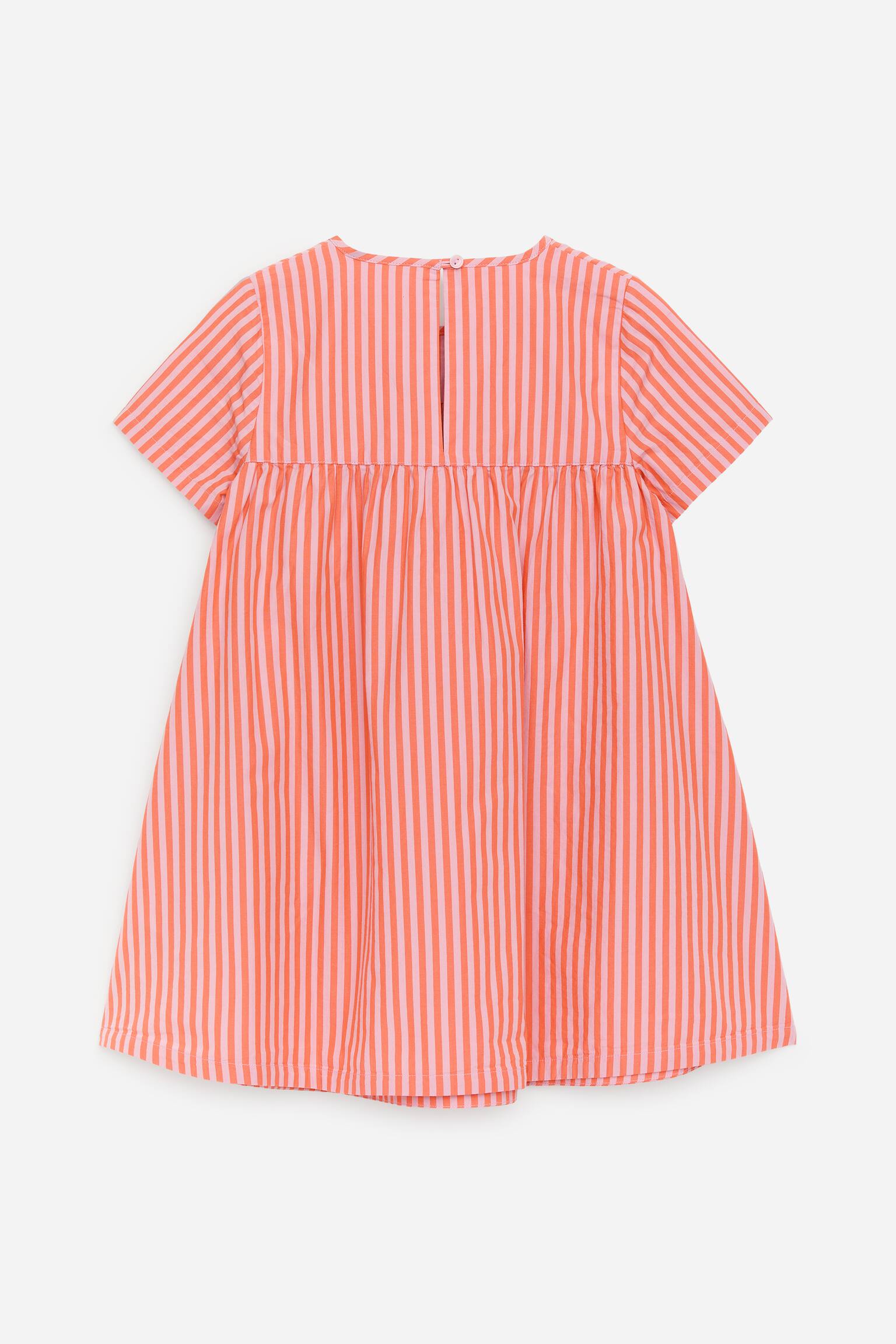 Vestido de algodón - Naranja/rosa/Lila/floral/Rosa/rojo/Lila/blanco - 3