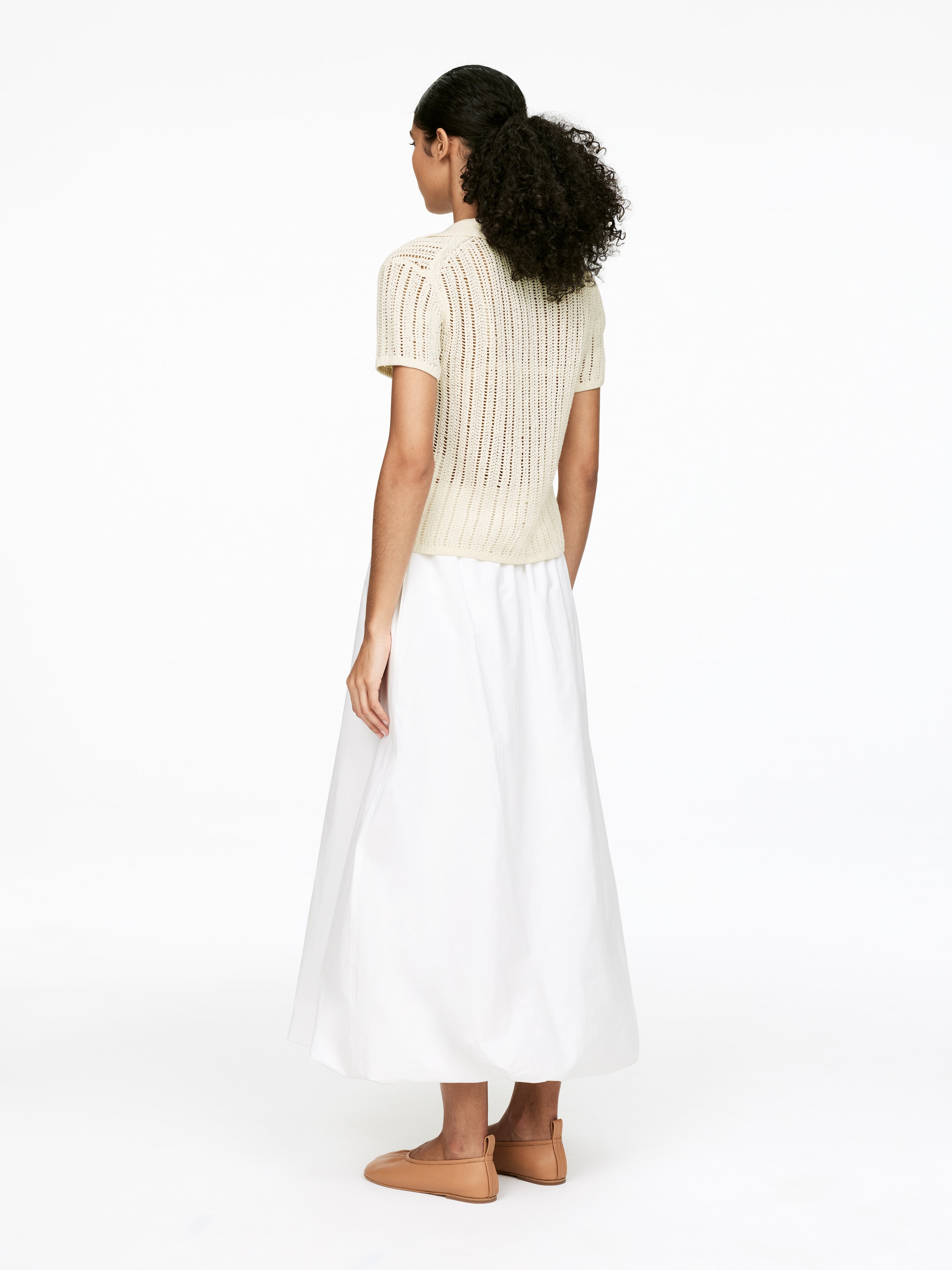 Grotere afbeelding bekijken: Opengebreide top - Beige - DAMES | H&M BE 3