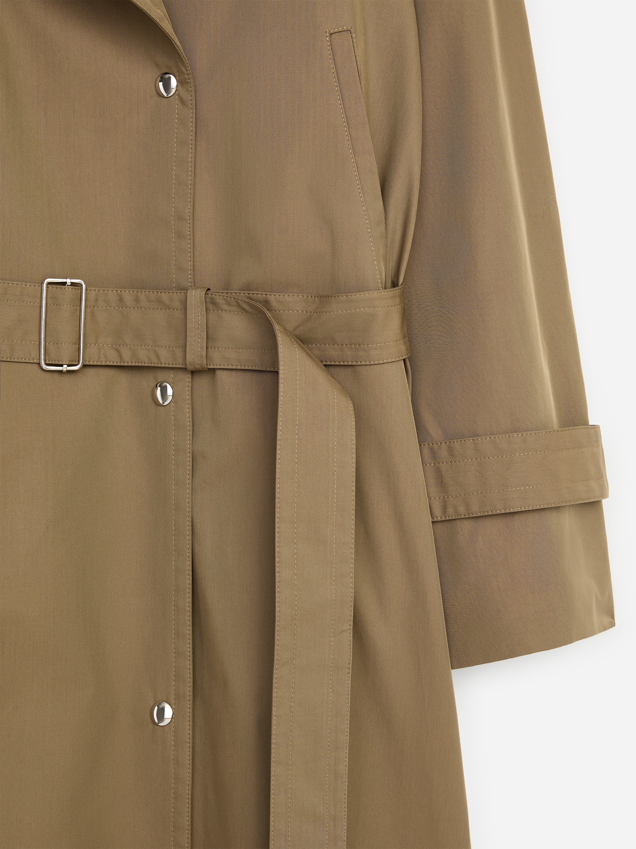 Lockerer Trenchcoat - Graubraun - Loose Fit - women - StillMedia/DescriptiveDetail - 3