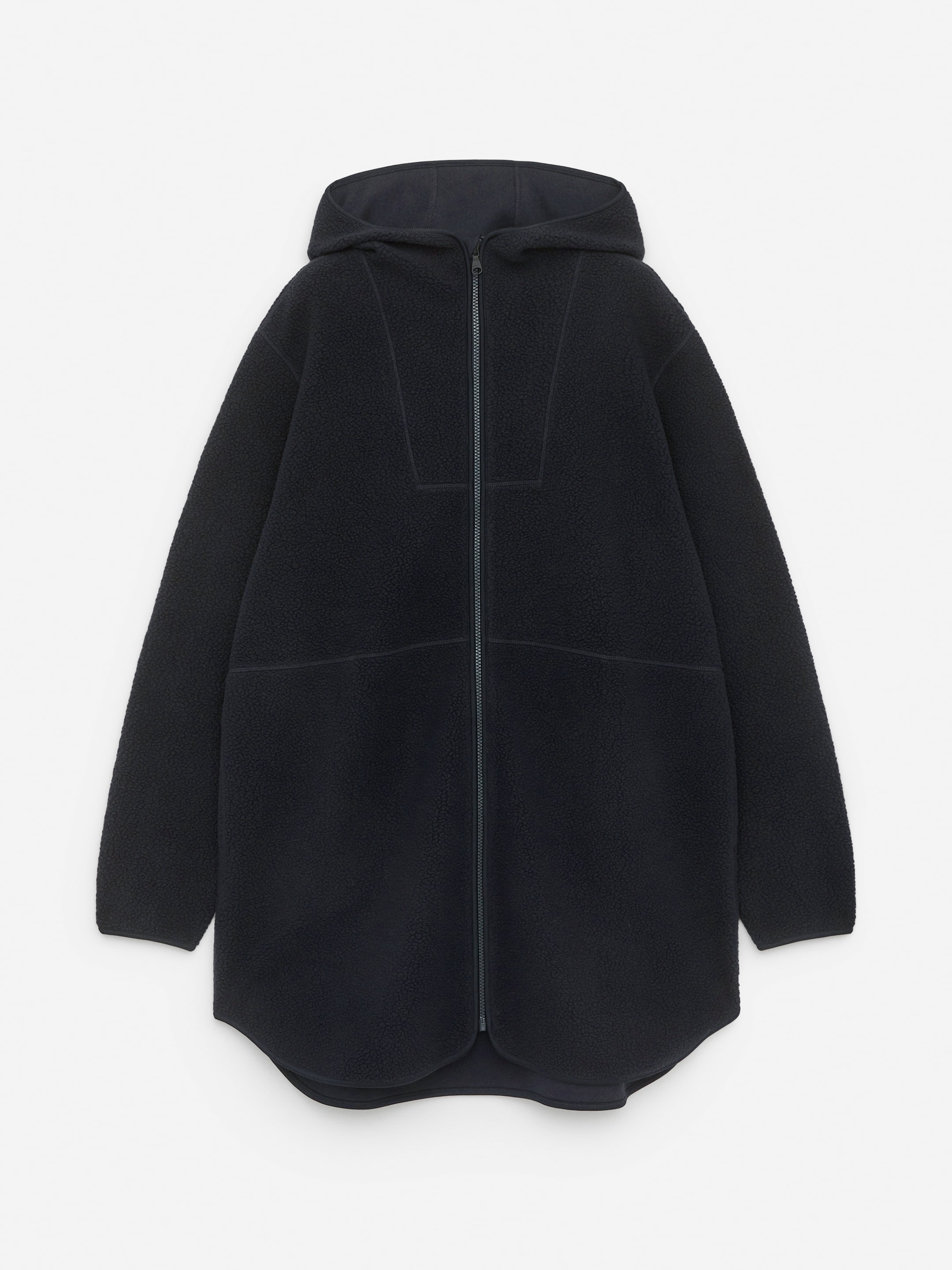 Fleece Zip Jacket - Dark Blue - Loose fit - Women - StillMedia/DescriptiveStillLife - 1