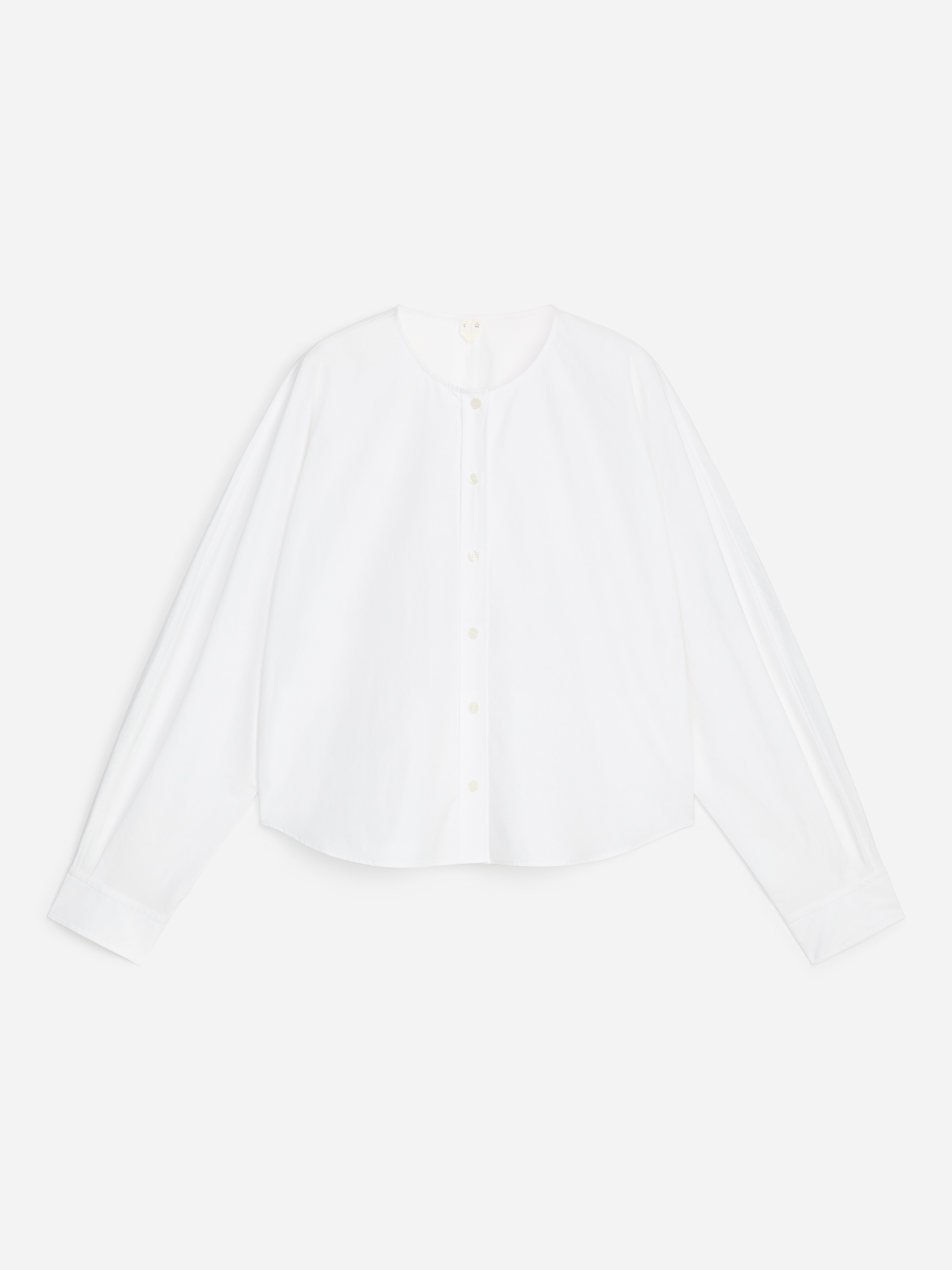 Cotton Poplin Shirt - White