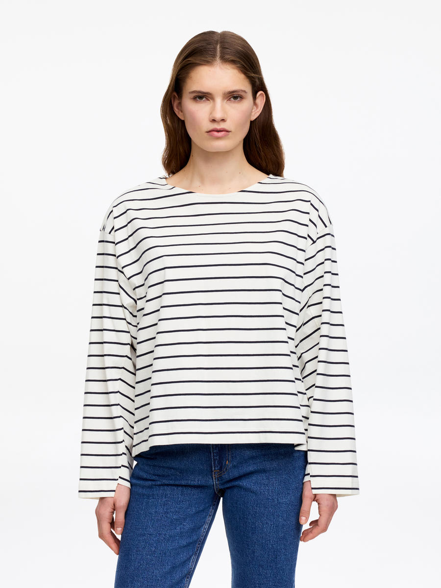 ARKET Women's  Long-Sleeve T-Shirt Blue,  size XS