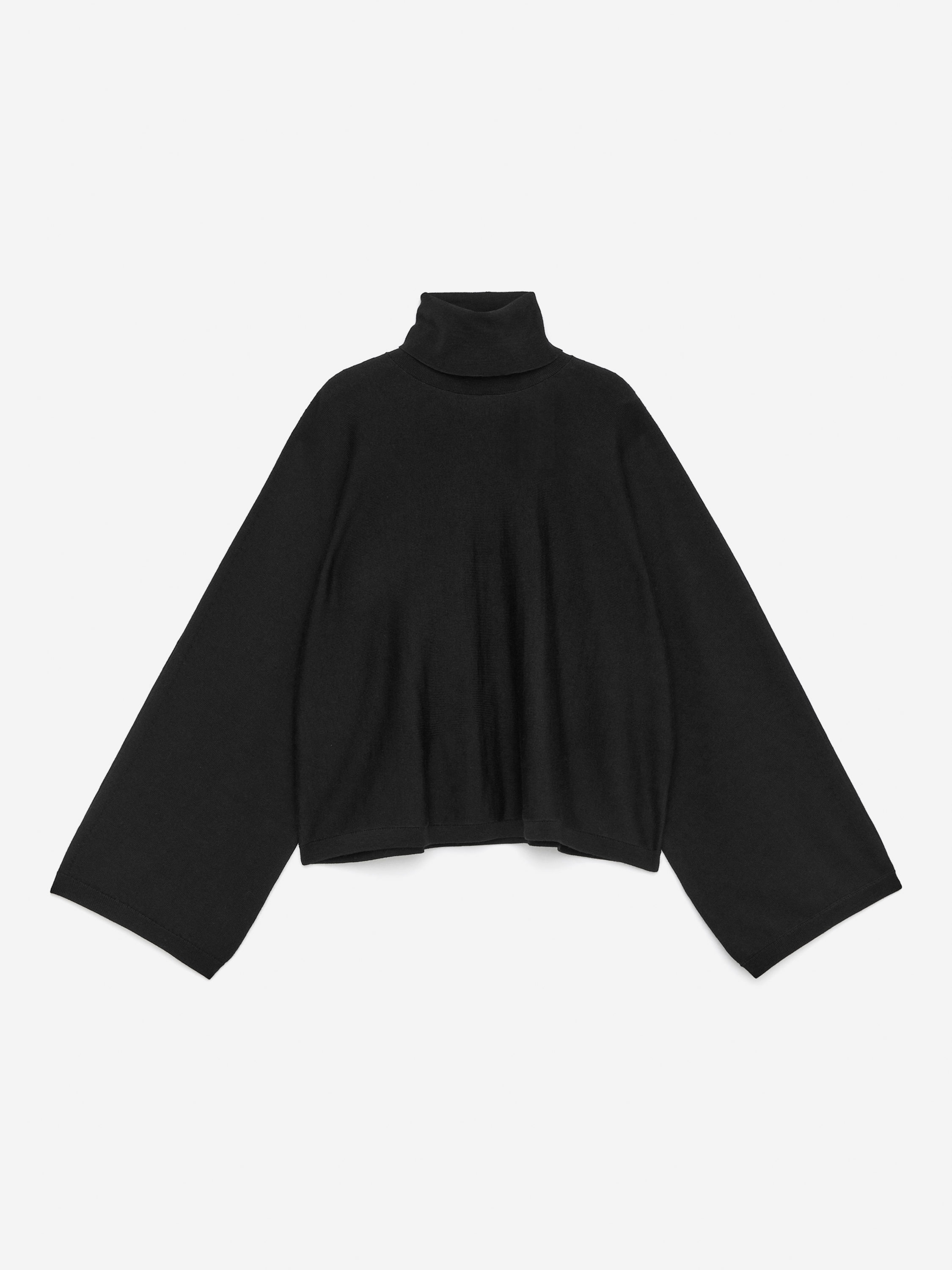 Roll-Neck Merino Jumper-#272627-16663