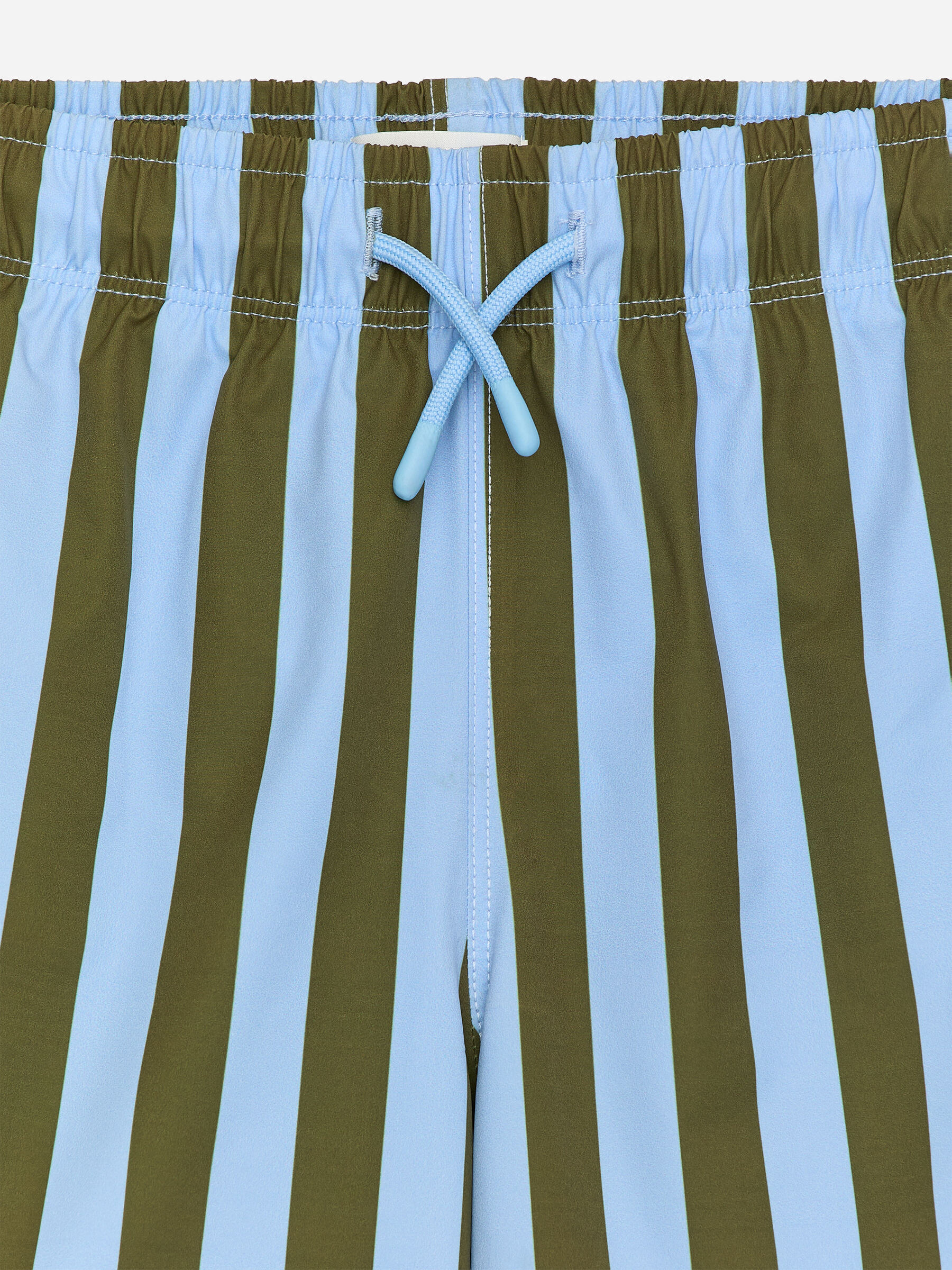 Long Swim Shorts - Blue/Khaki Green - Children - StillMedia/DescriptiveStillLife - 1