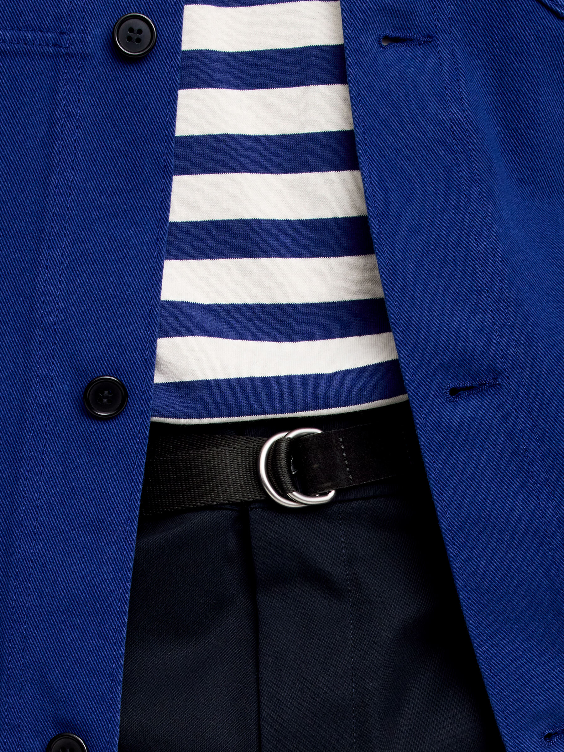 Gurtband-Gürtel mit D-Ring - Schwarz - Men - StillMedia/Lookbook - 3