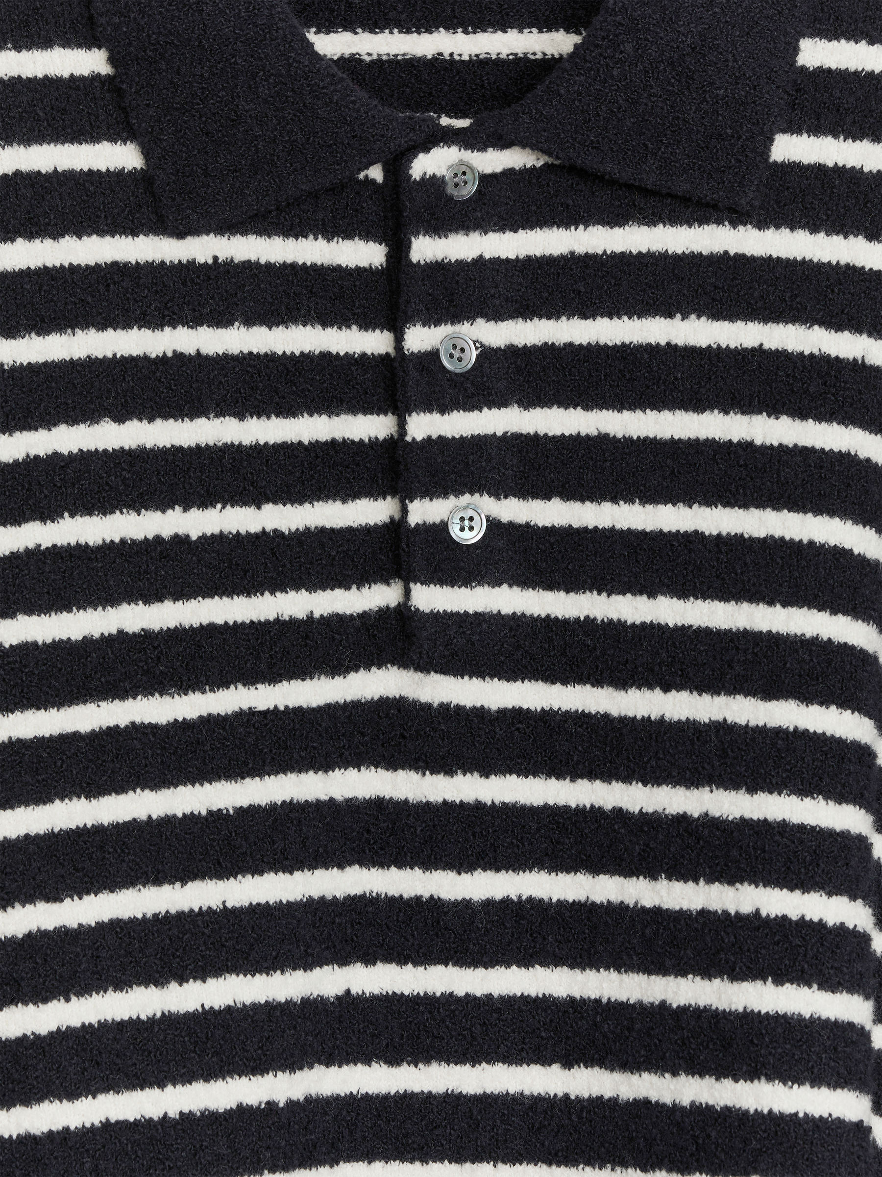 Polostrickhemd - Dunkelblau/Cremeweiß - Regular Fit - Herren - StillMedia/DescriptiveDetail - 2