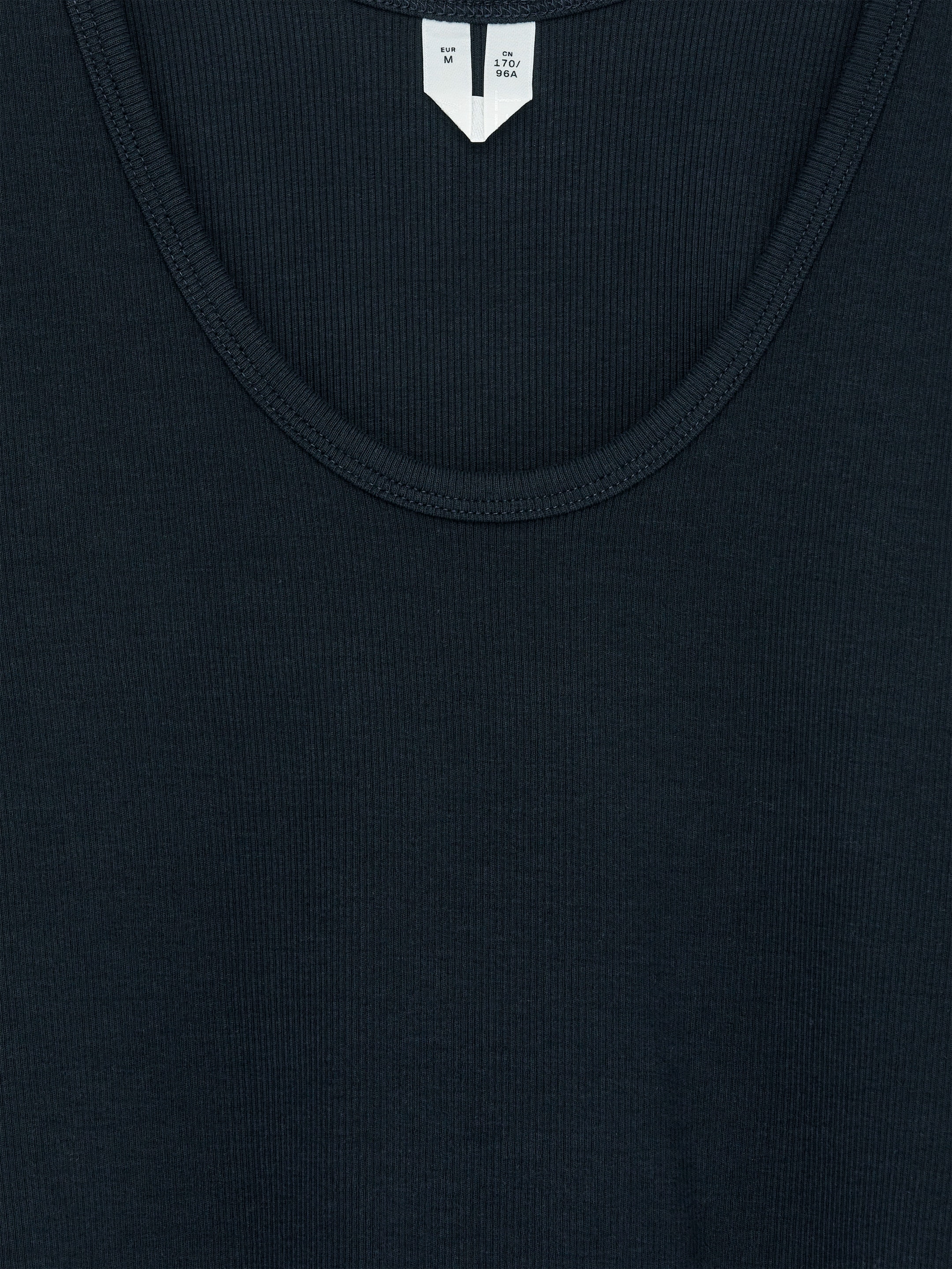 Se større billede: Ribbet tanktop - Mørkeblå - DAME | H&M DK 2