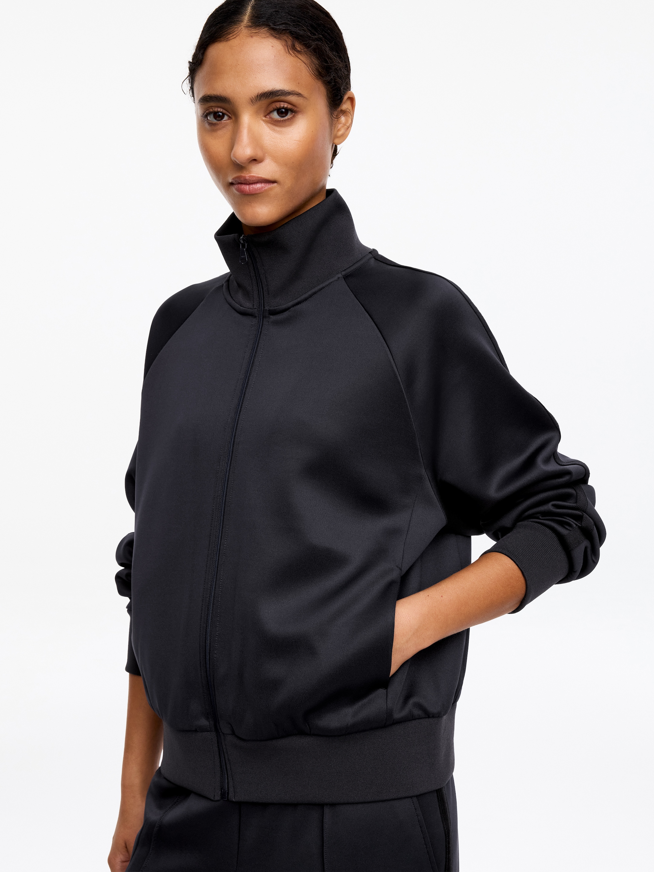 Veste de survêtement - Bleu foncé - Regular fit - Femme - StillMedia/Lookbook - 4