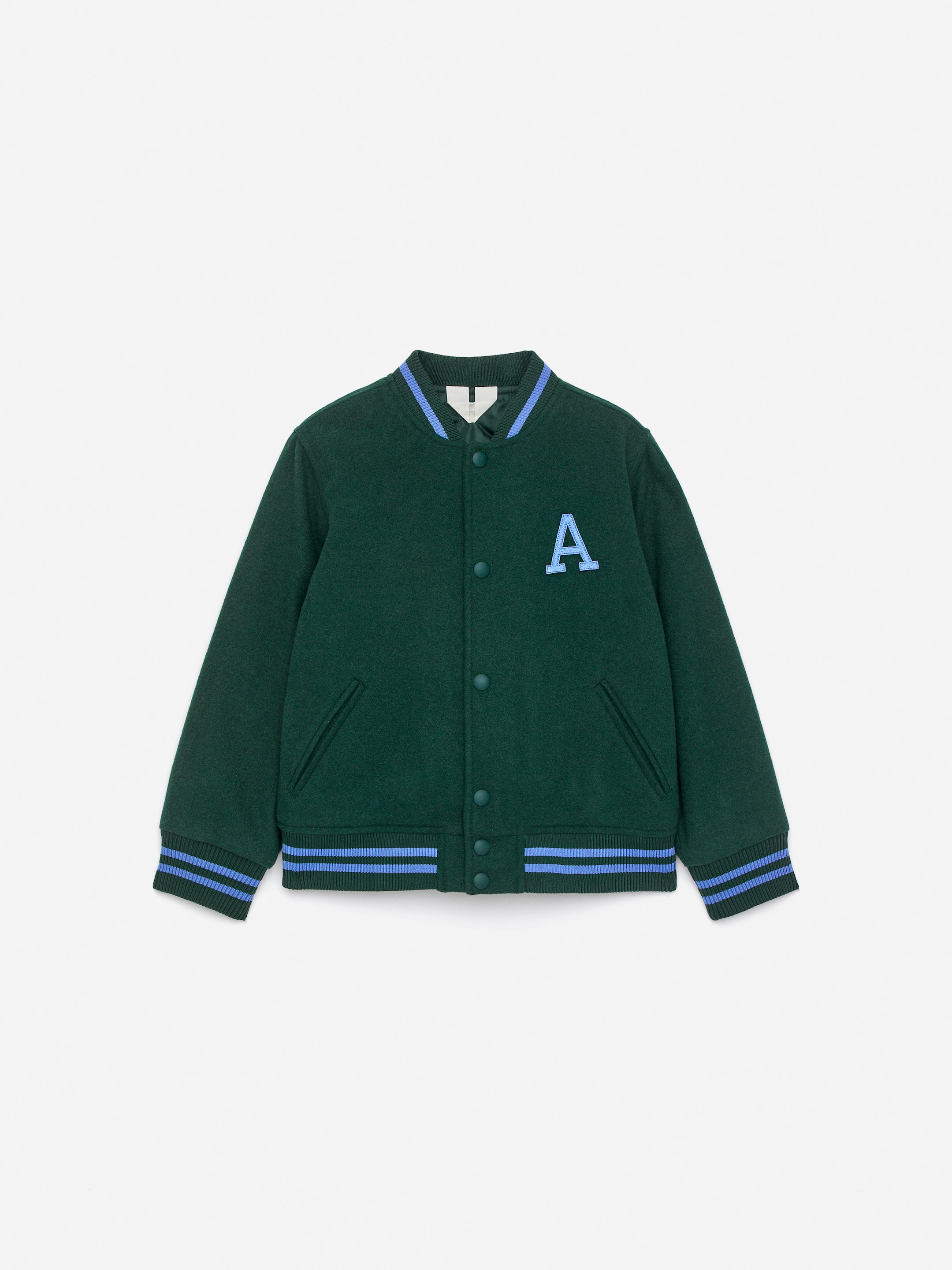 Collegejacka - Grön - Regular fit - Children - StillMedia/DescriptiveStillLife - 1