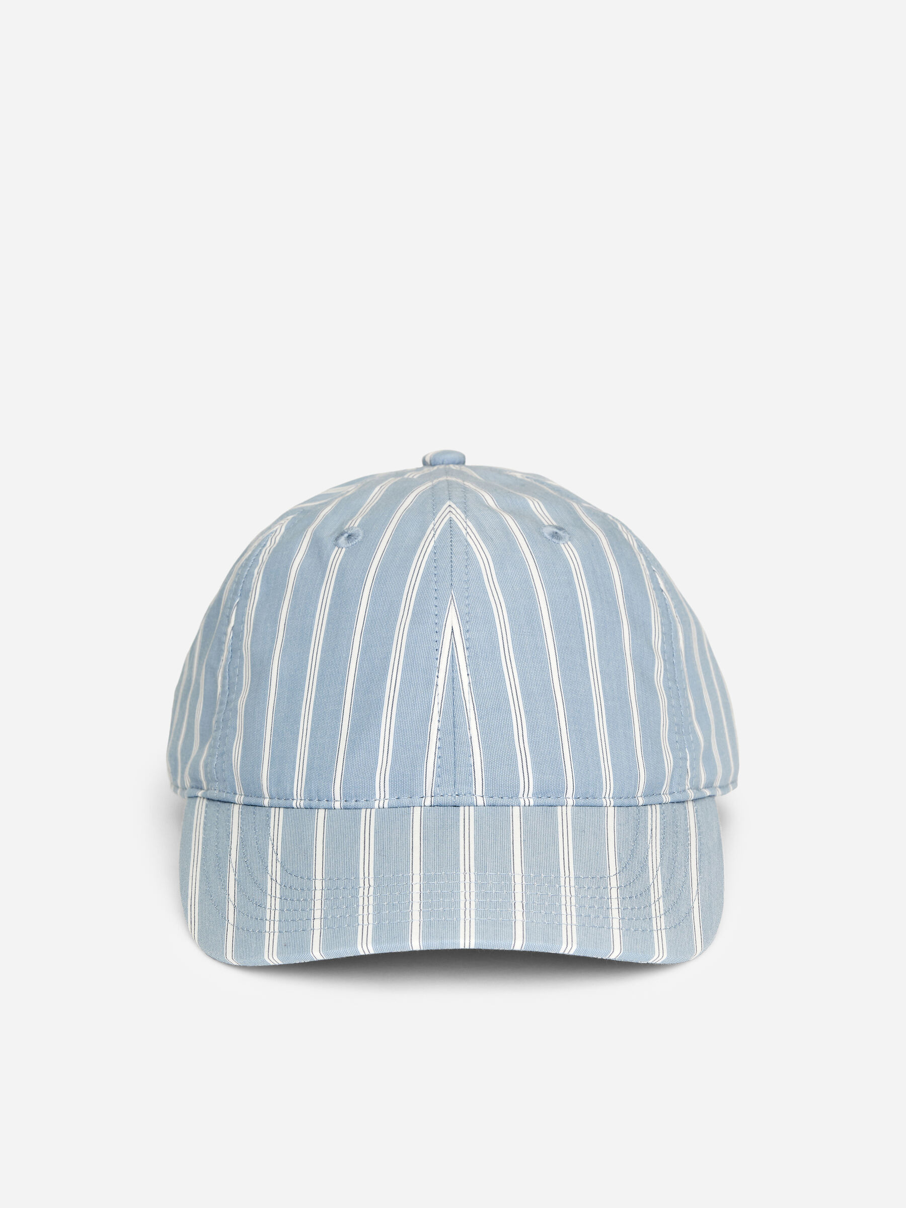 Poplin Baseball Cap - Light Blue/Striped - Men - StillMedia/DescriptiveStillLife - 3