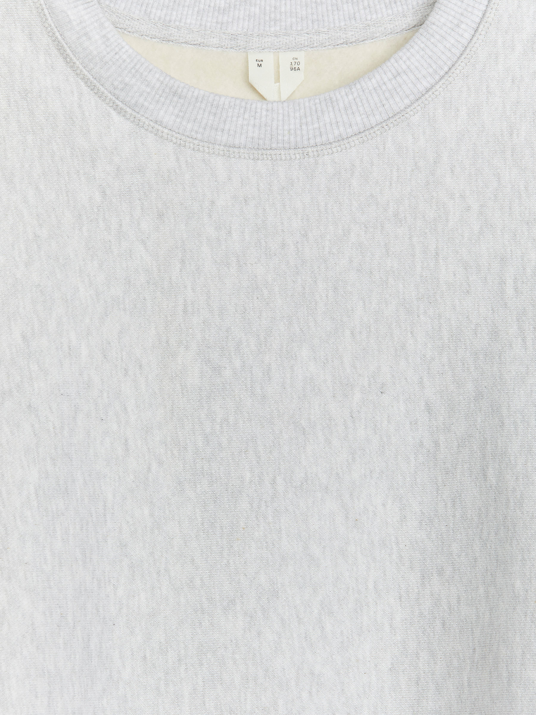 Relaxed Heavyweight Sweatshirt - Grey Melange - Oversized - Men - StillMedia/DescriptiveDetail - 1