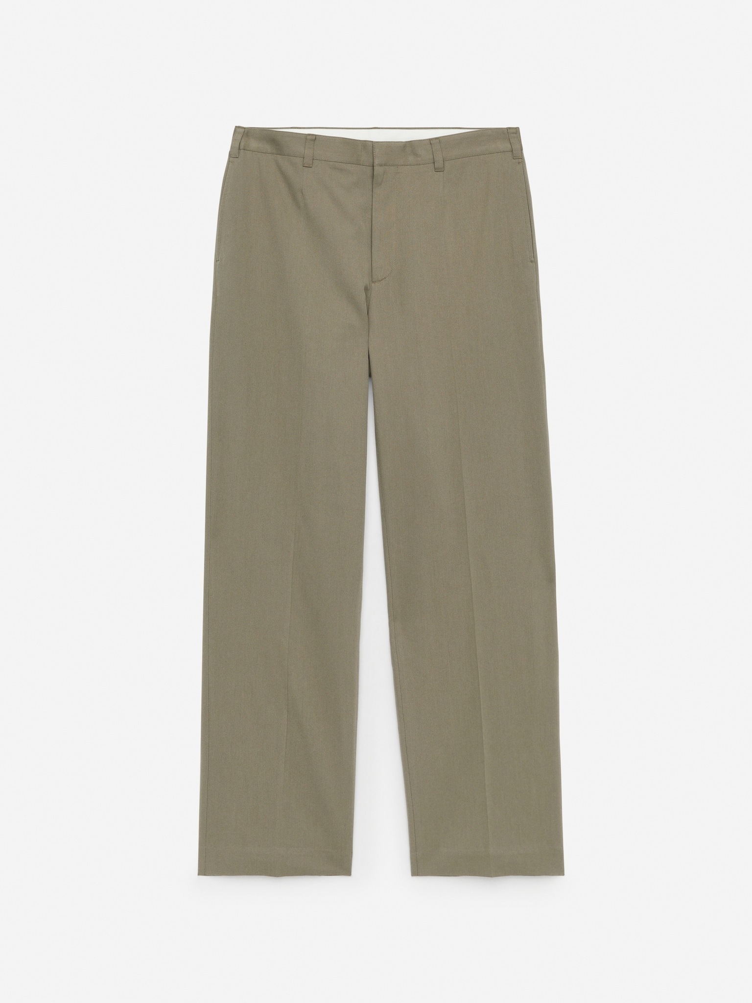 Pantalon large ajusté - Vert kaki/Noir