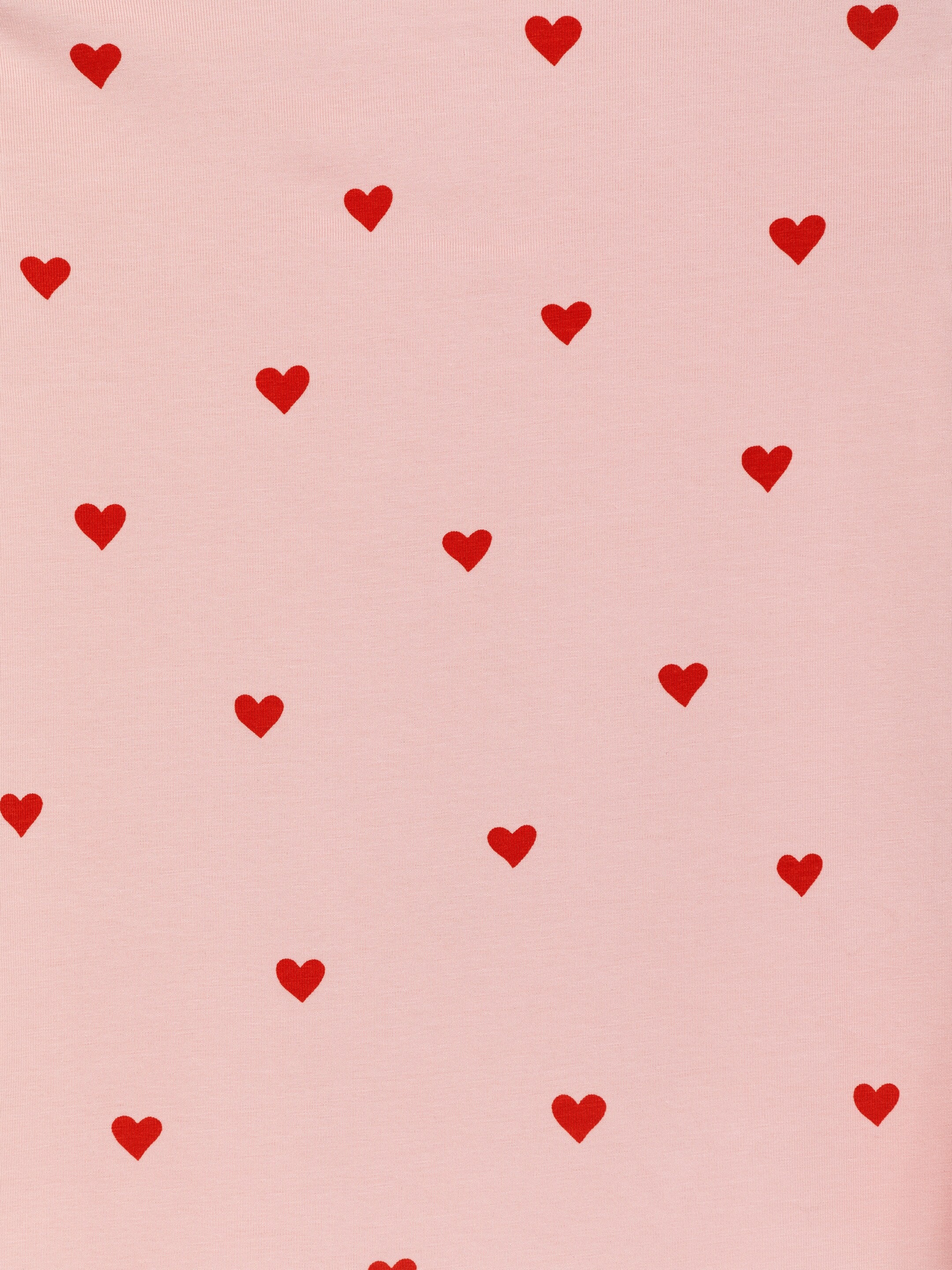 Visa större bild: Trikåpyjamas - Rosa/hjärtan - BARN | H&M SE 3