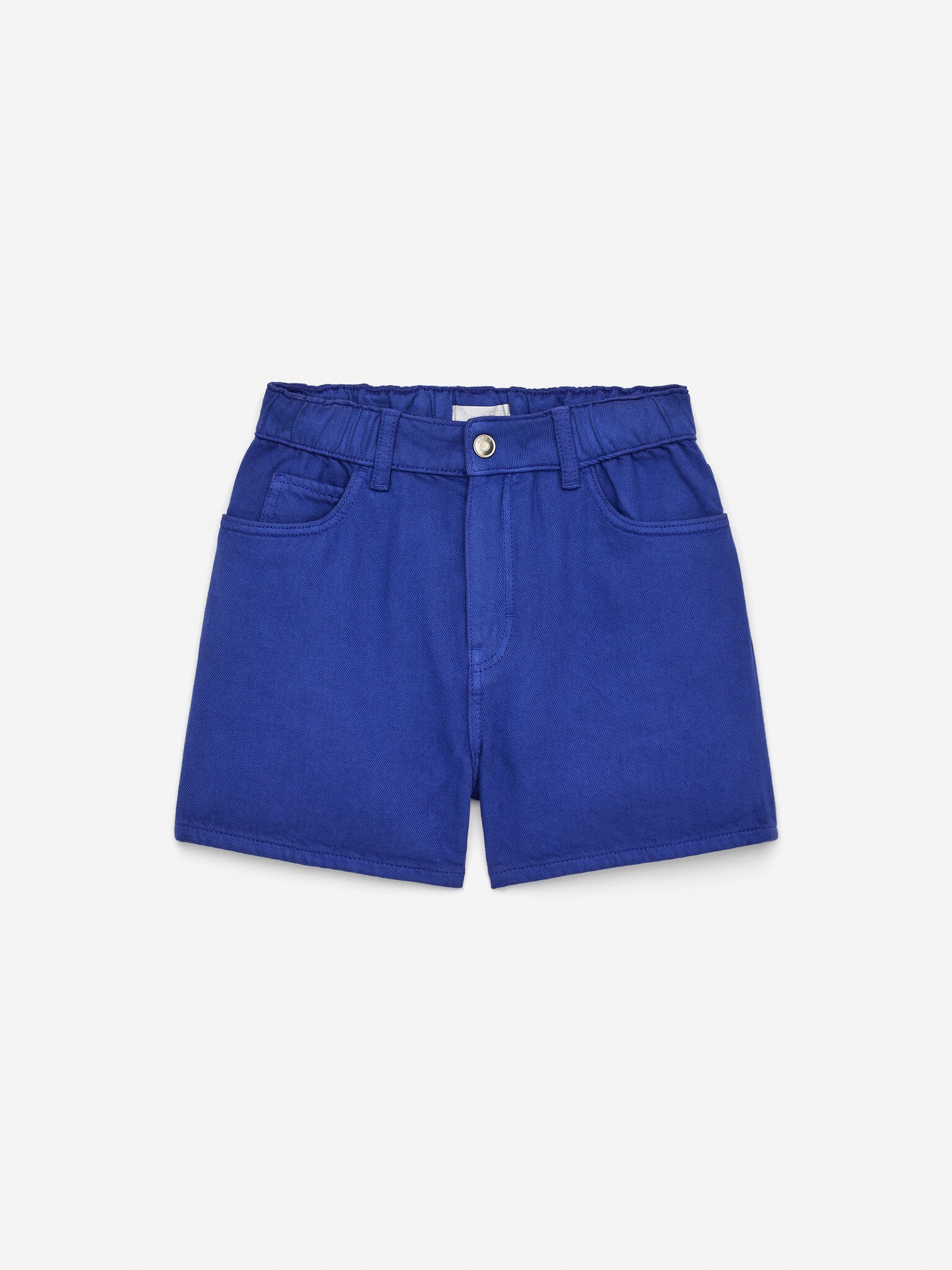 Shorts in denim con ricami - Blu brillante/Blu/Ciliegie/Lilla