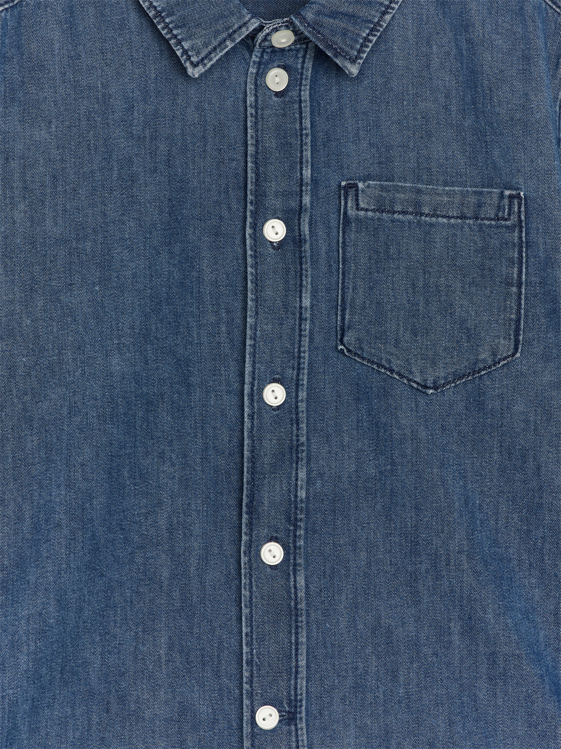 Denim Shirt - Blue - Regular fit - Children - StillMedia/DescriptiveDetail - 1