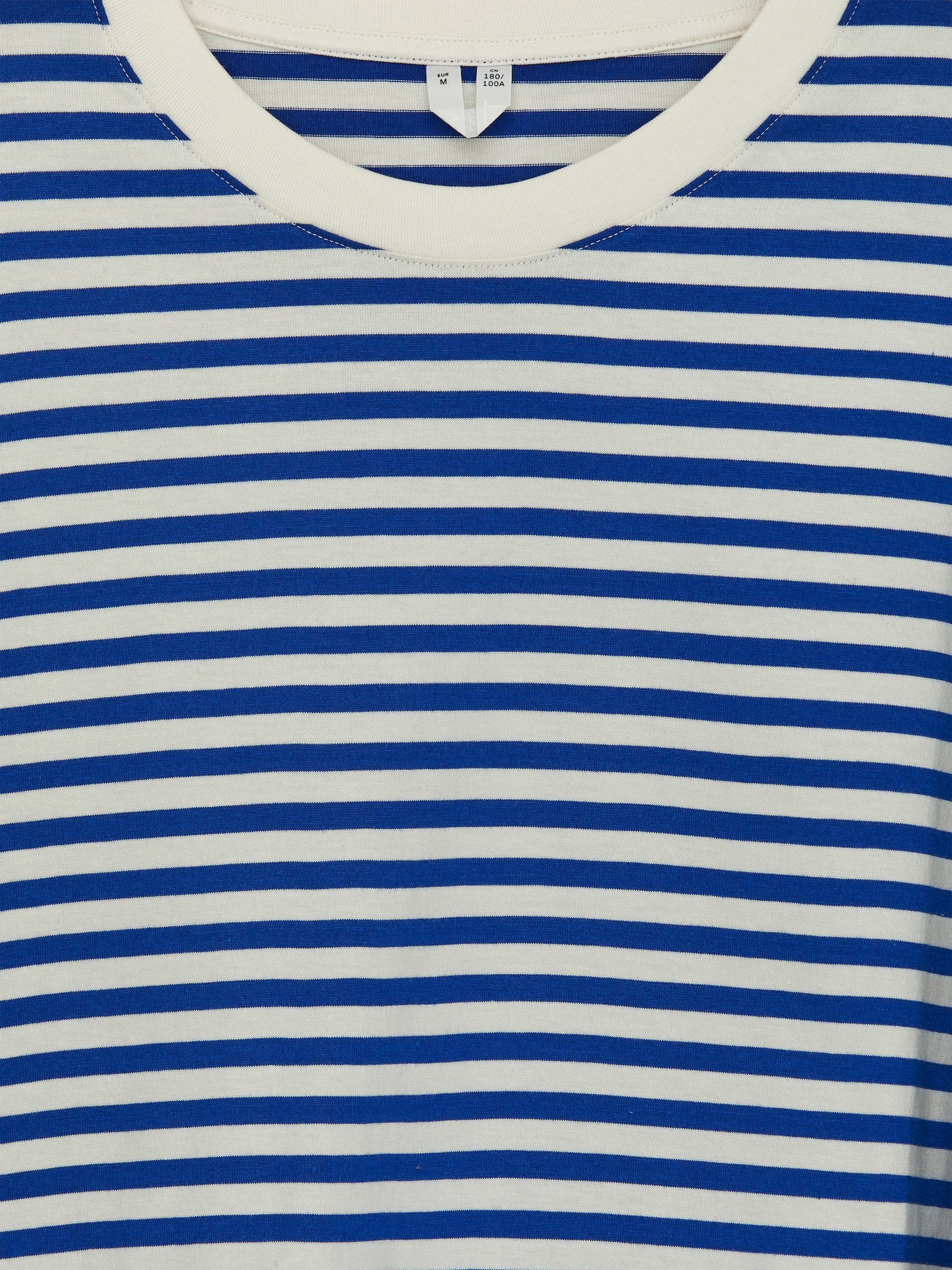 Langærmet T-shirt - Hvid/blå - 3