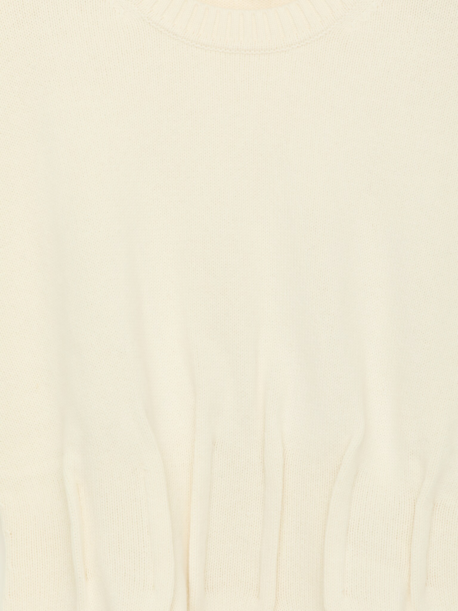 Taillierter Pullover - Cremeweiß - 3