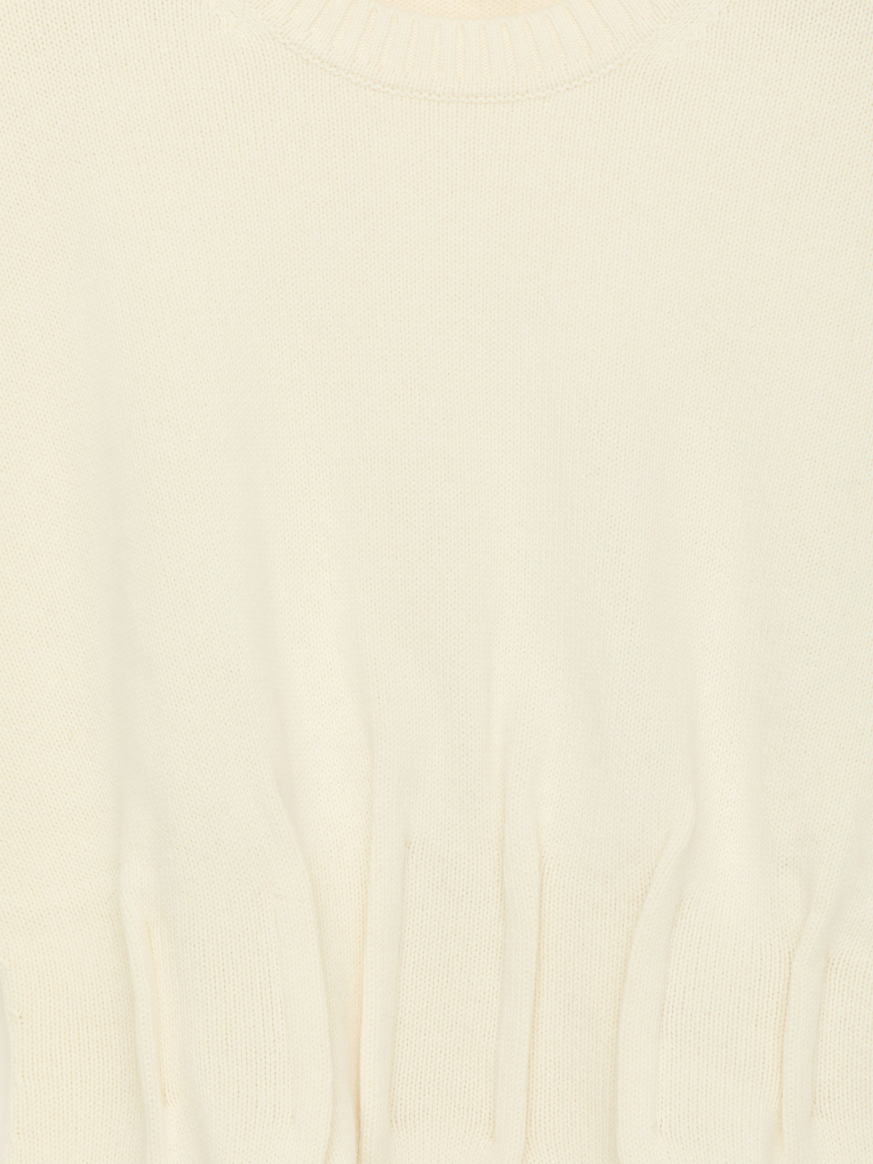 Fitted-Waist Jumper - Off White - Loose fit - Women - StillMedia/DescriptiveDetail - 2