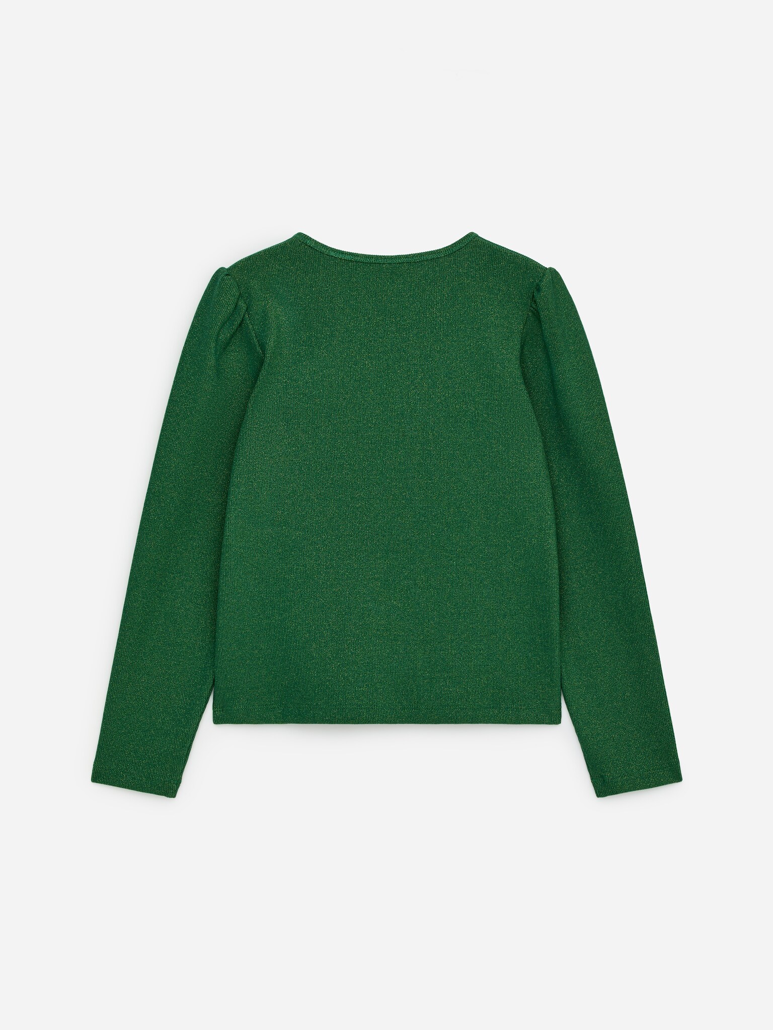 Haut pailleté à manches bouffantes - Vert - 3