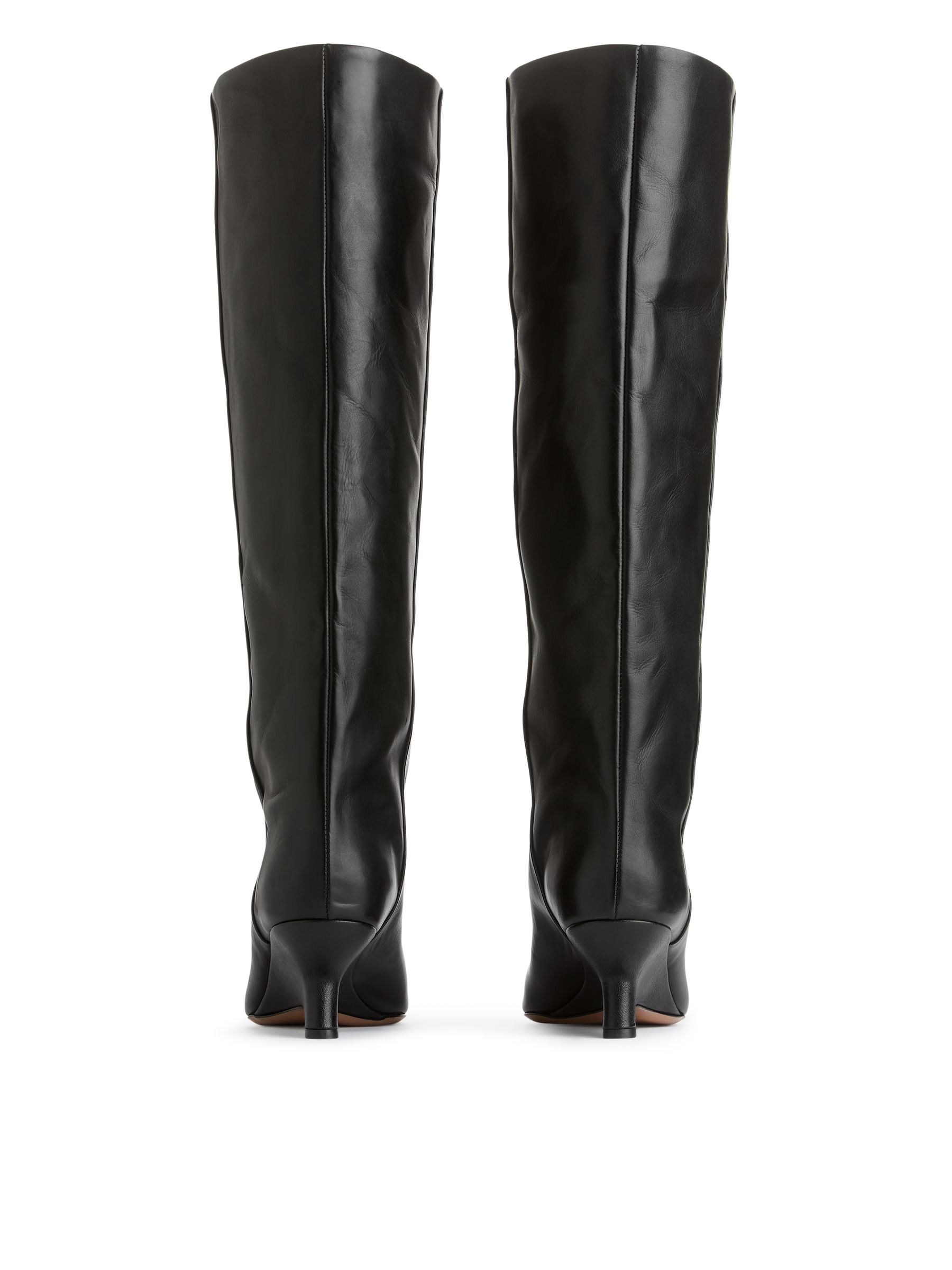 Lederstiefel mit weitem Schaft - Schwarz - Damen - StillMedia/DescriptiveStillLife - 2