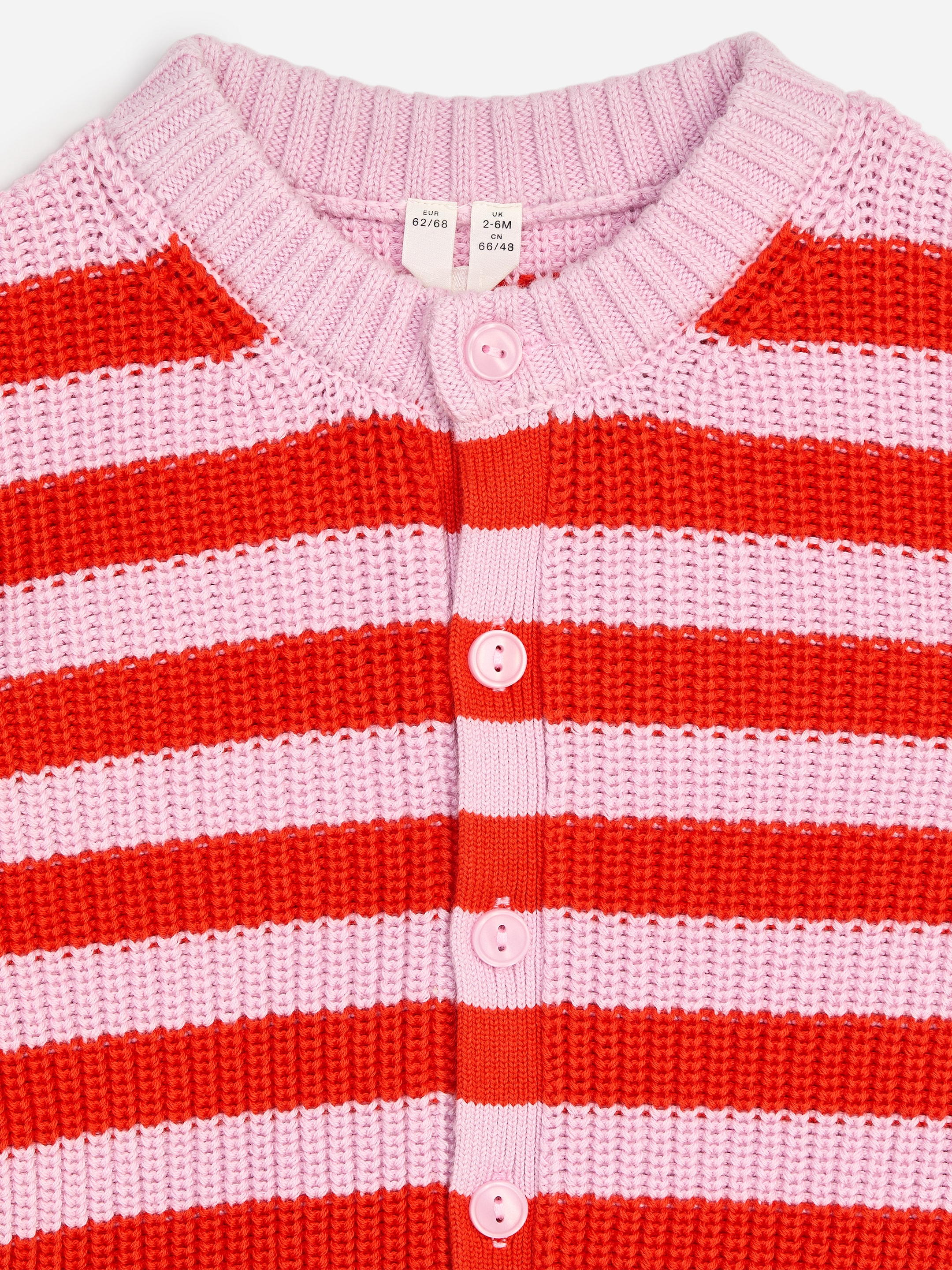Cotton Cardigan - Pink/Red - Regular fit - Children - StillMedia/DescriptiveDetail - 3