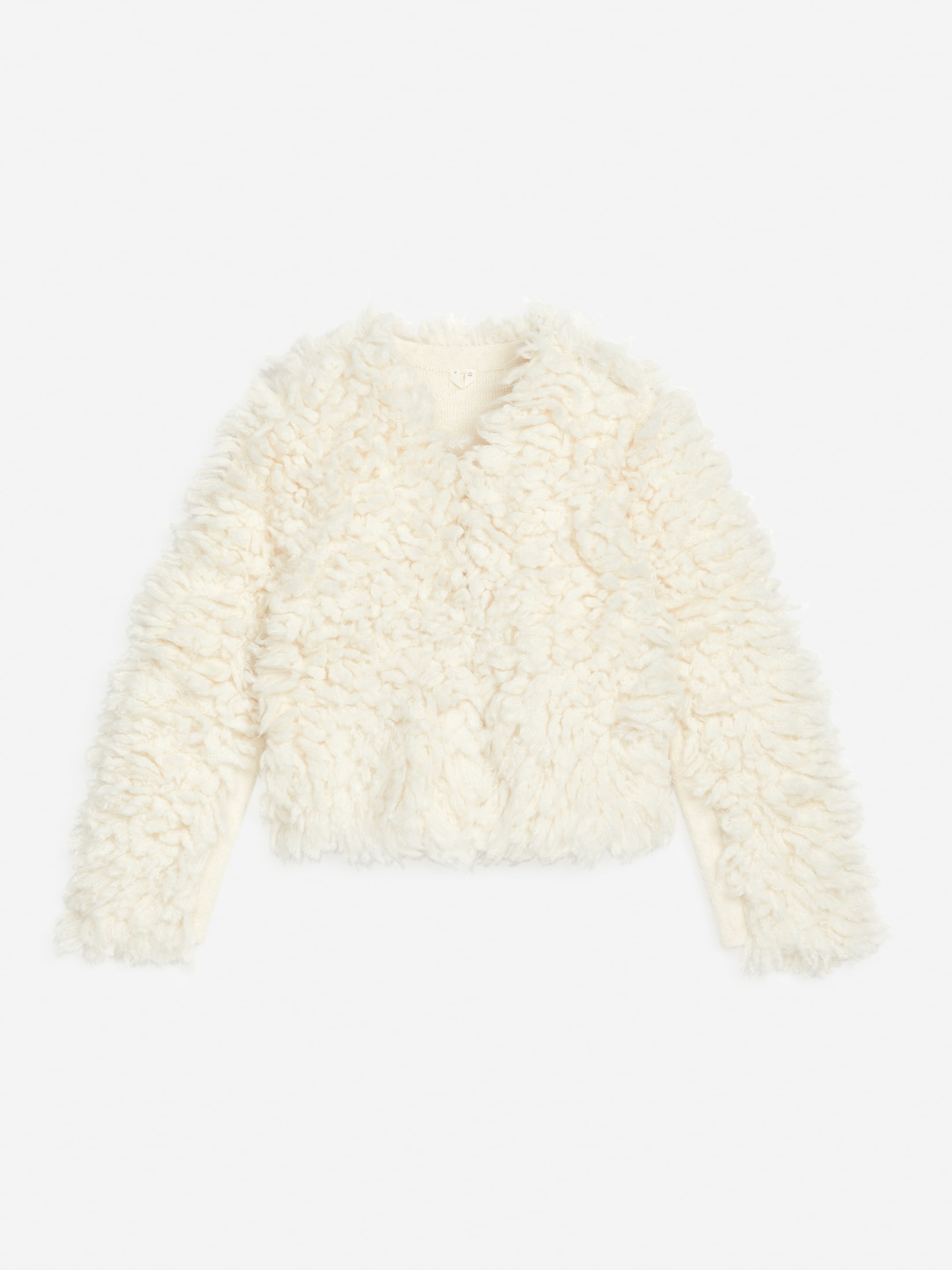 Grotere afbeelding bekijken: Vest van imitatiebont - Gebroken wit - DAMES | H&M NL 1
