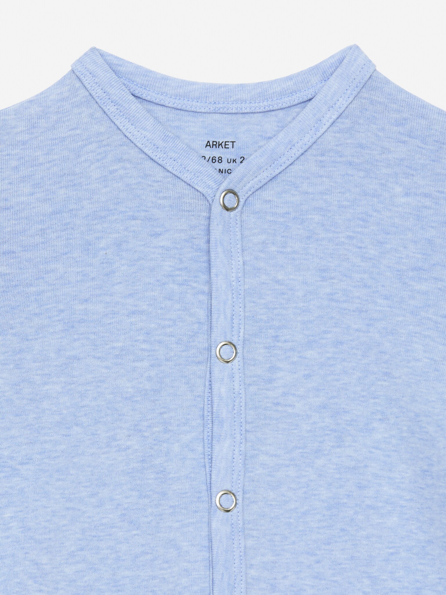 Pyjamas tout-en-un, lot de 2 - Bleu clair/Blanc cassé - 2
