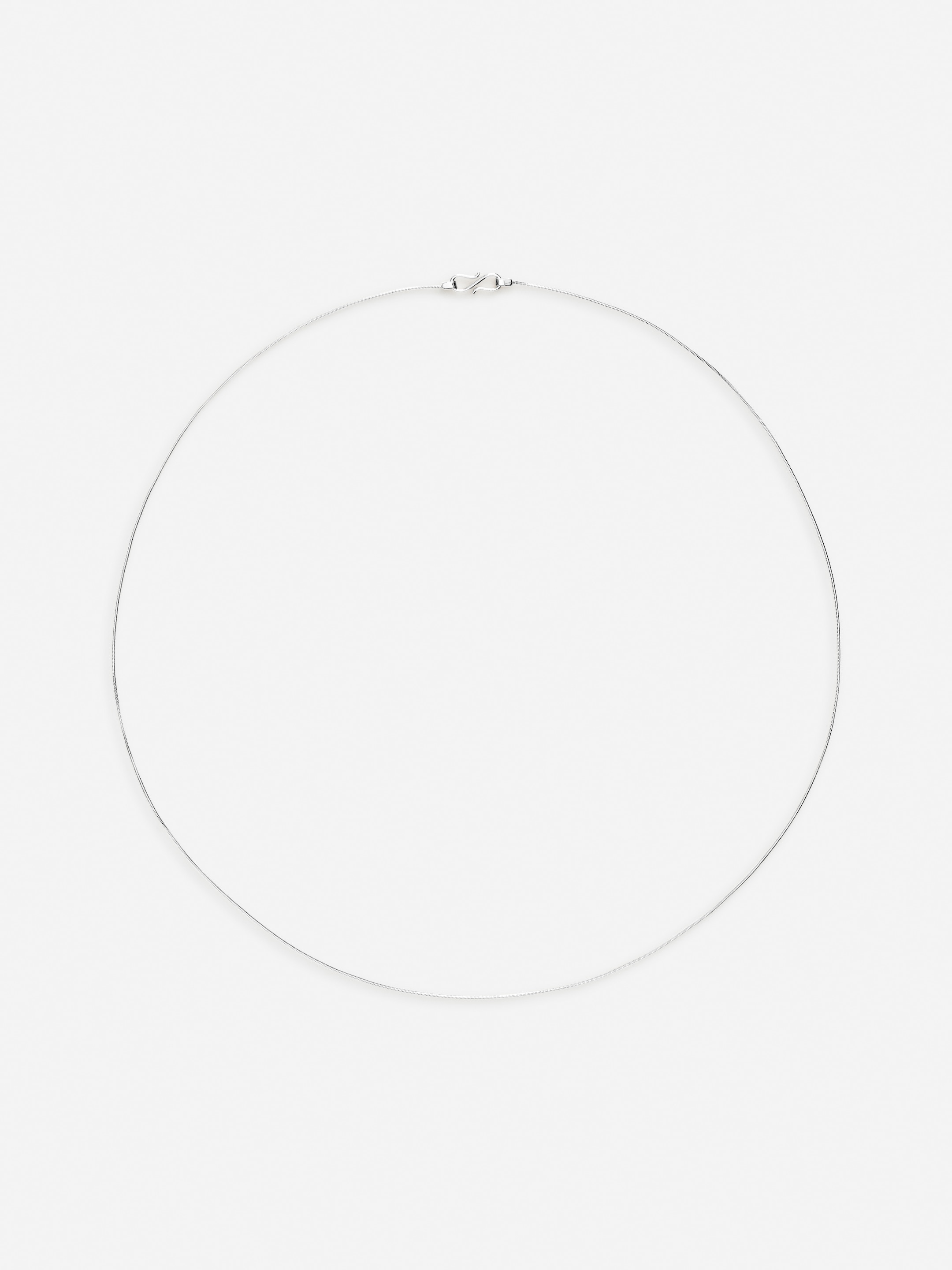 Silver-Plated Chain Necklace - Silver - Women - StillMedia/DescriptiveStillLife - 1