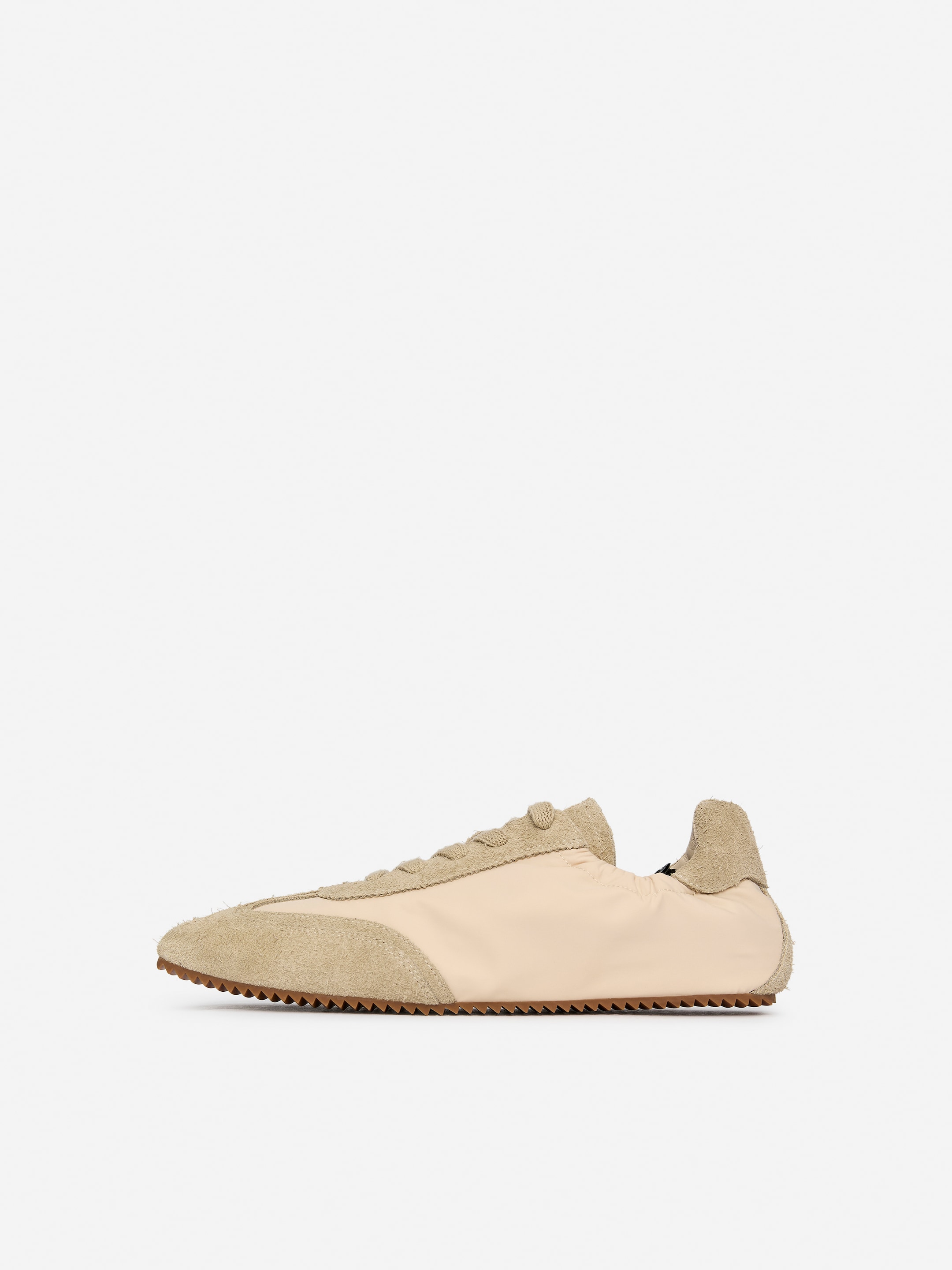 Suede Nylon Trainers - Beige - Women - StillMedia/DescriptiveStillLife - 5