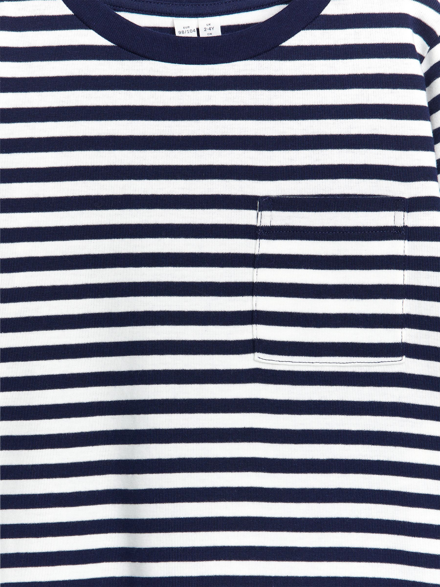 Langarm-T-Shirt - Dunkelblau/Weiß - Regular Fit - Kinder - StillMedia/DescriptiveDetail - 2