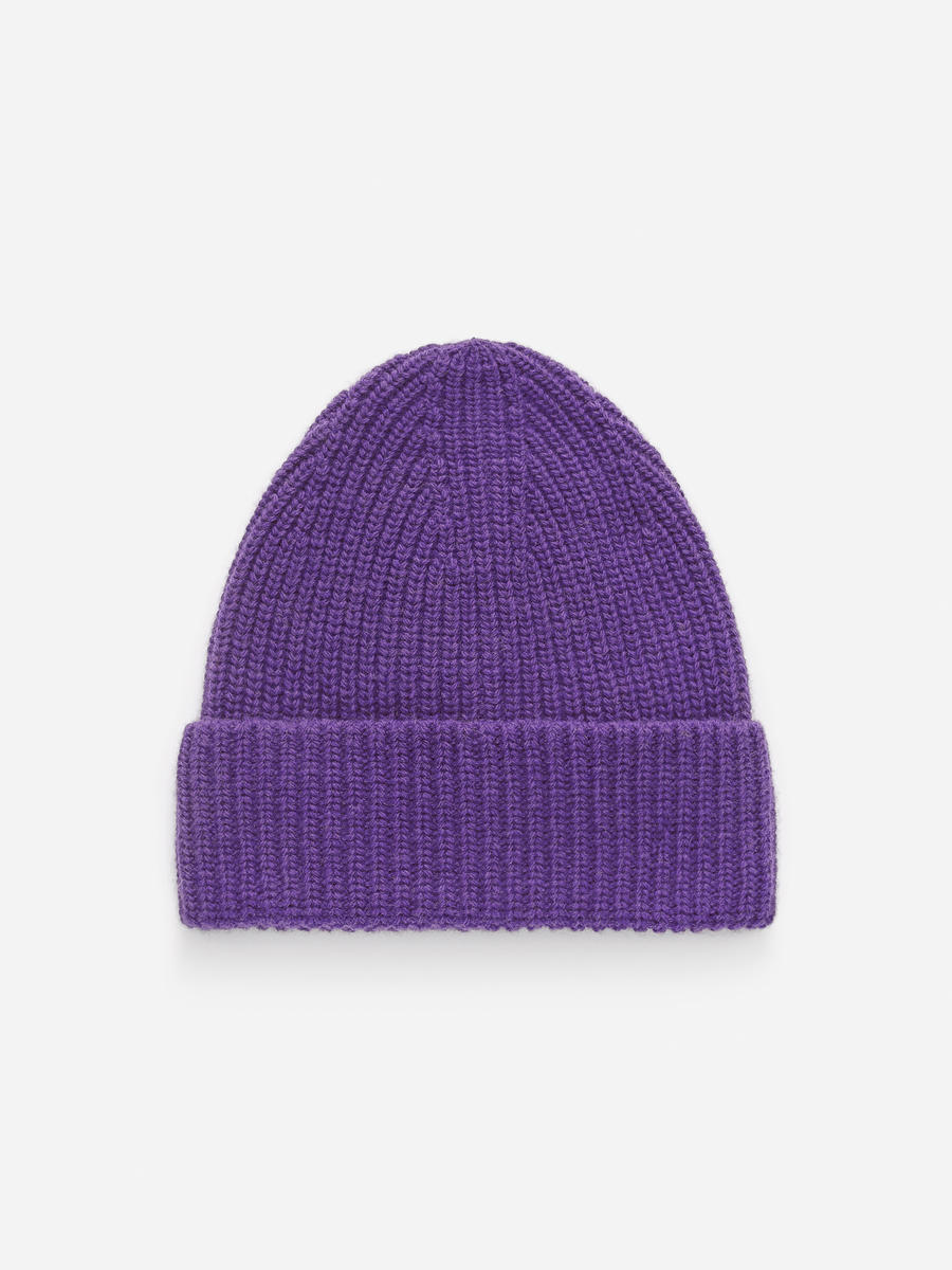 ARKET Kids   Wool Beanie Purple,  size 86/110