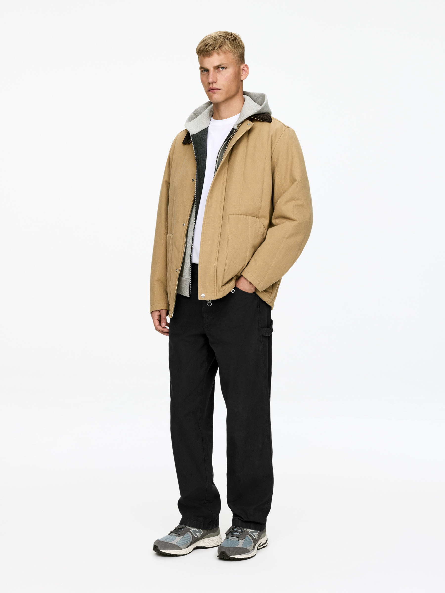 Loose-Fit Workwear Trousers - Off Black - Loose fit - Men - StillMedia/Lookbook - 5