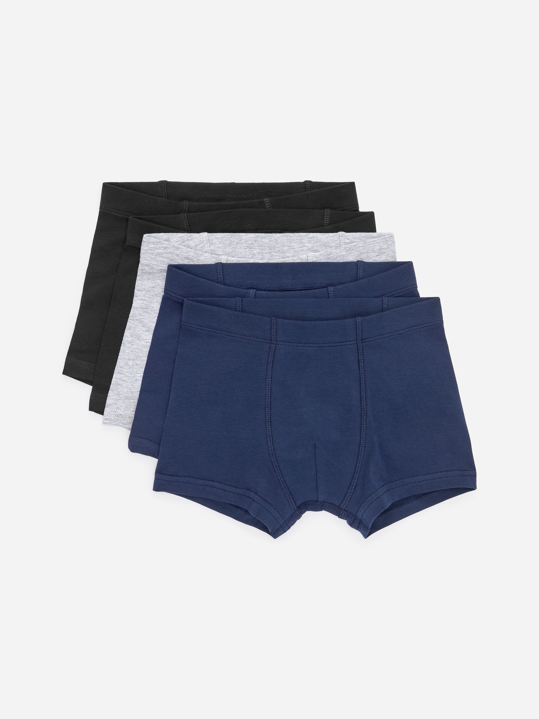 Grösseres Bild ansehen: Boxer aus Jersey, 5er-Set - Schwarz/Grau/Blau - KINDER | H&M CH 1