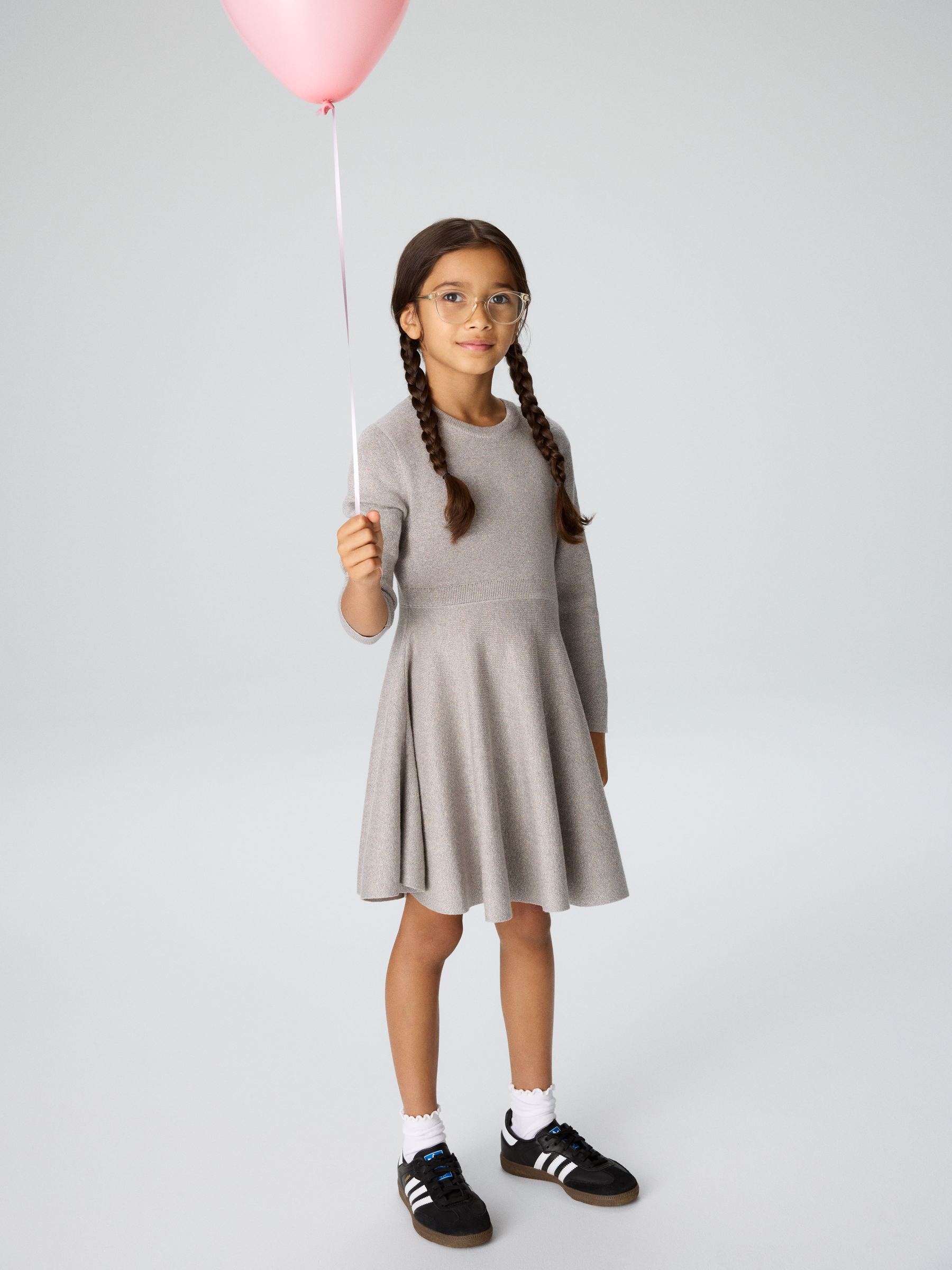 Knitted Dress - Grey - Regular fit - Children - StillMedia/Environmental - 1