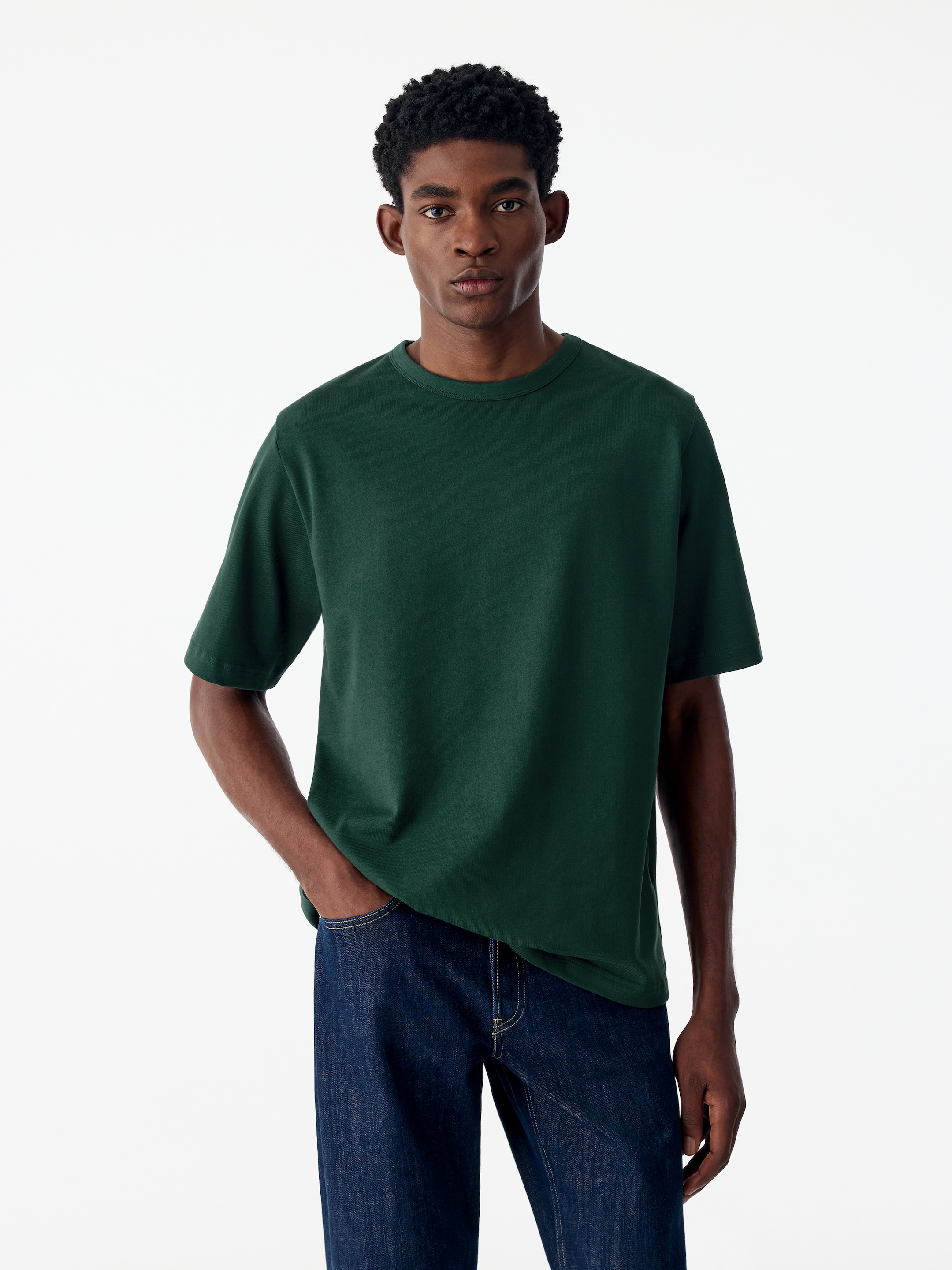 270 GSM Oversized T-Shirt-Green-21286